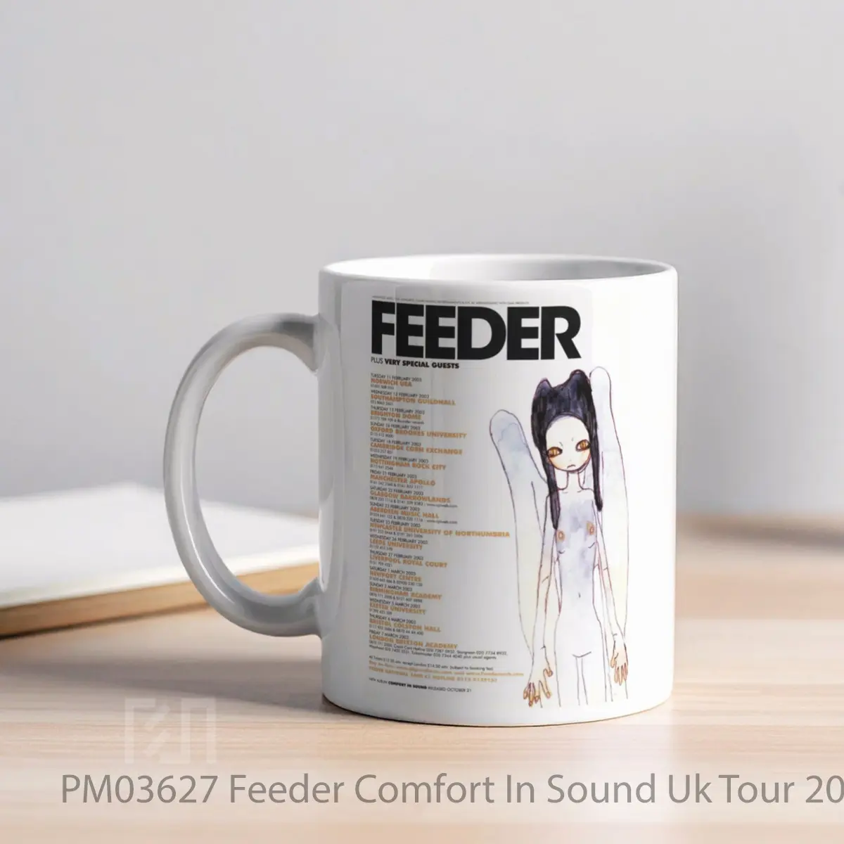 Mug Feeder Comfort In Sound Uk Tour 2003 MPM03627 - All-side / Desain