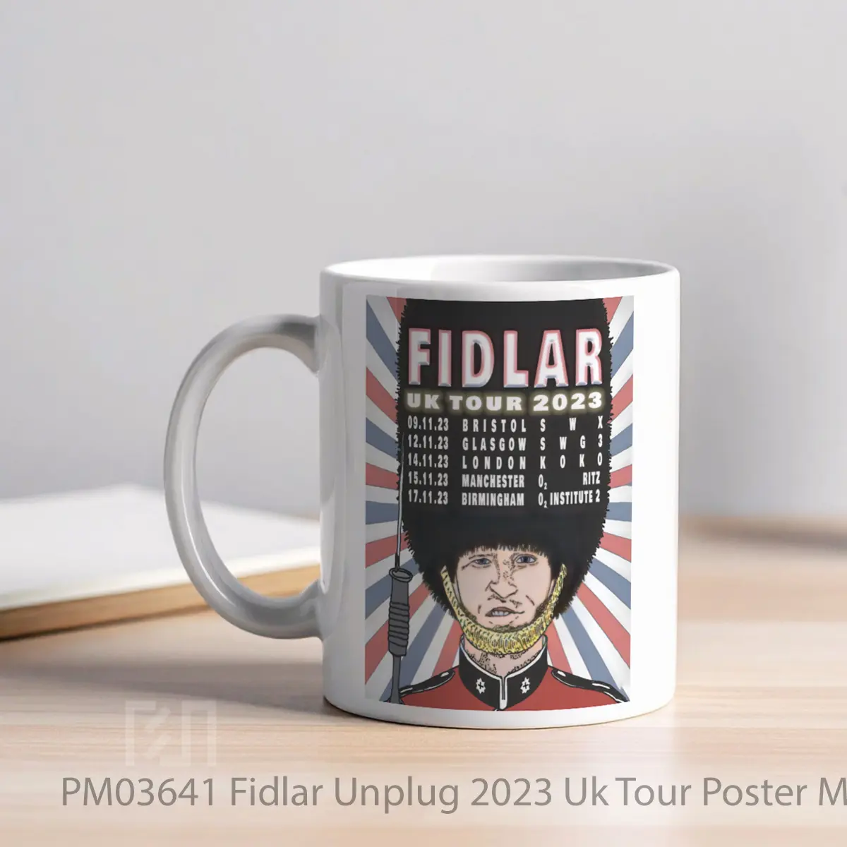 Mug Fidlar Unplug 2023 Uk Tour MPM03641 - All-side / Desain