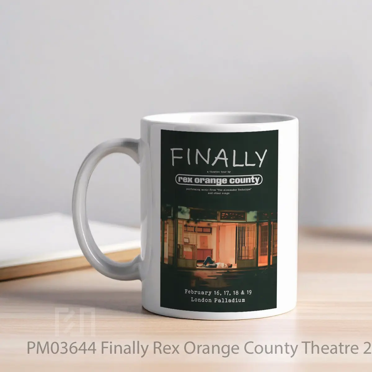 Mug Finally Rex Orange County Theatre 2025 Tour MPM03644 - All-side / Desain