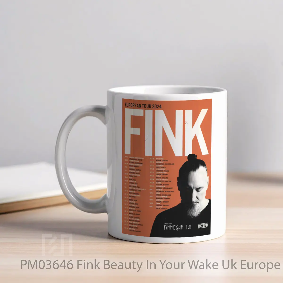 Mug Fink Beauty In Your Wake Uk Europe Tour 2024 MPM03646 - All-side / Desain
