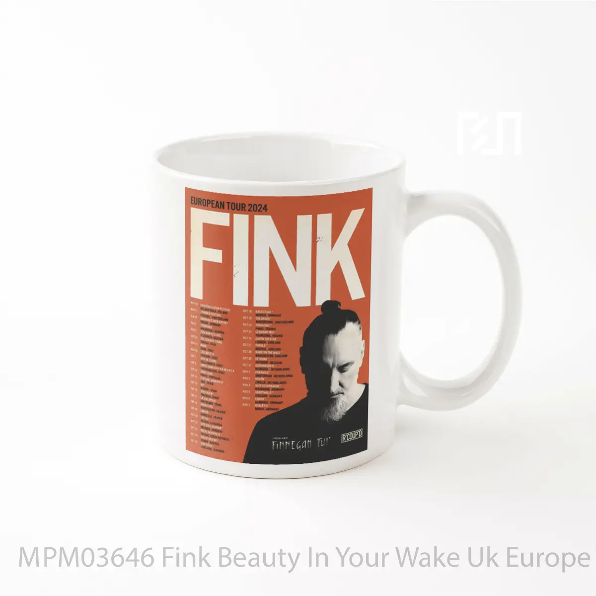 Mug Fink Beauty In Your Wake Uk Europe Tour 2024 MPM03646