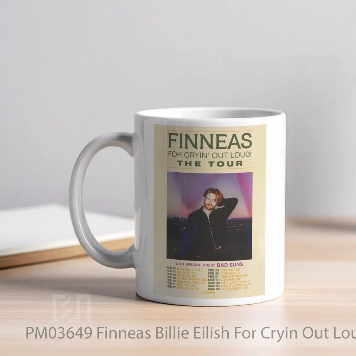 Mug Finneas Billie Eilish For Cryin Out Loud 2025 N MPM03649 - All-side / Desain