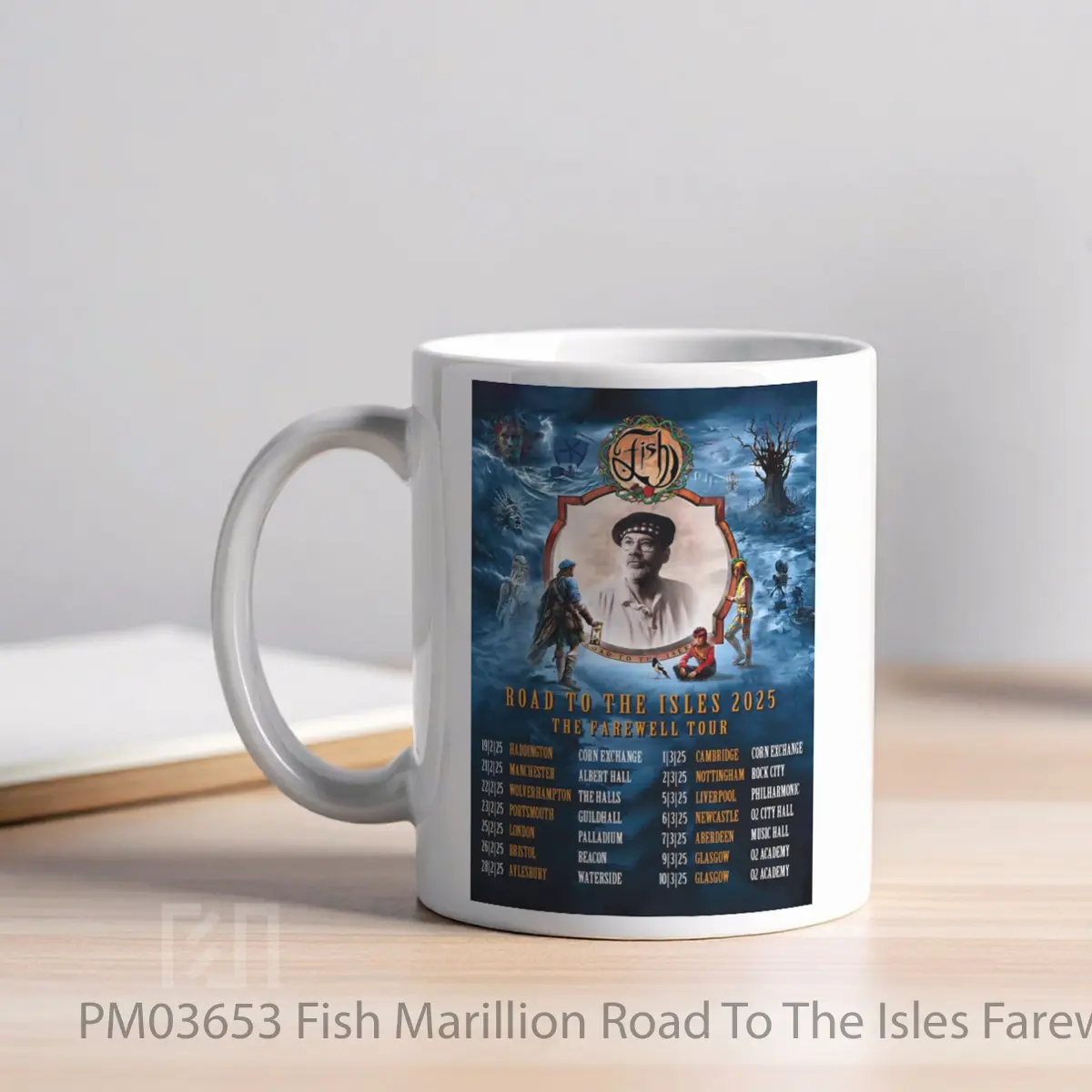 Mug Fish Marillion Road To The Isles Farewell Tour MPM03653 - All-side / Desain