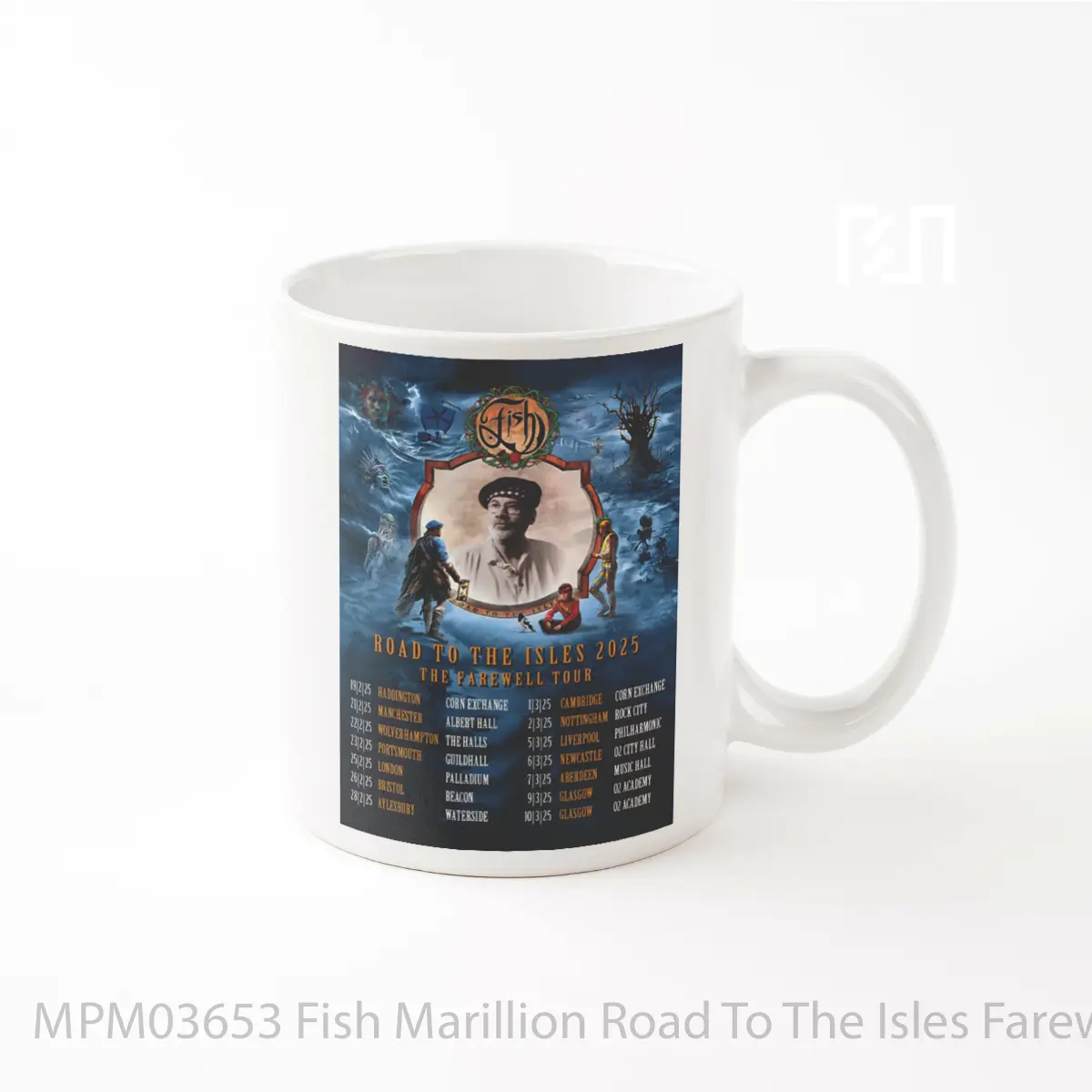 Mug Fish Marillion Road To The Isles Farewell Tour MPM03653
