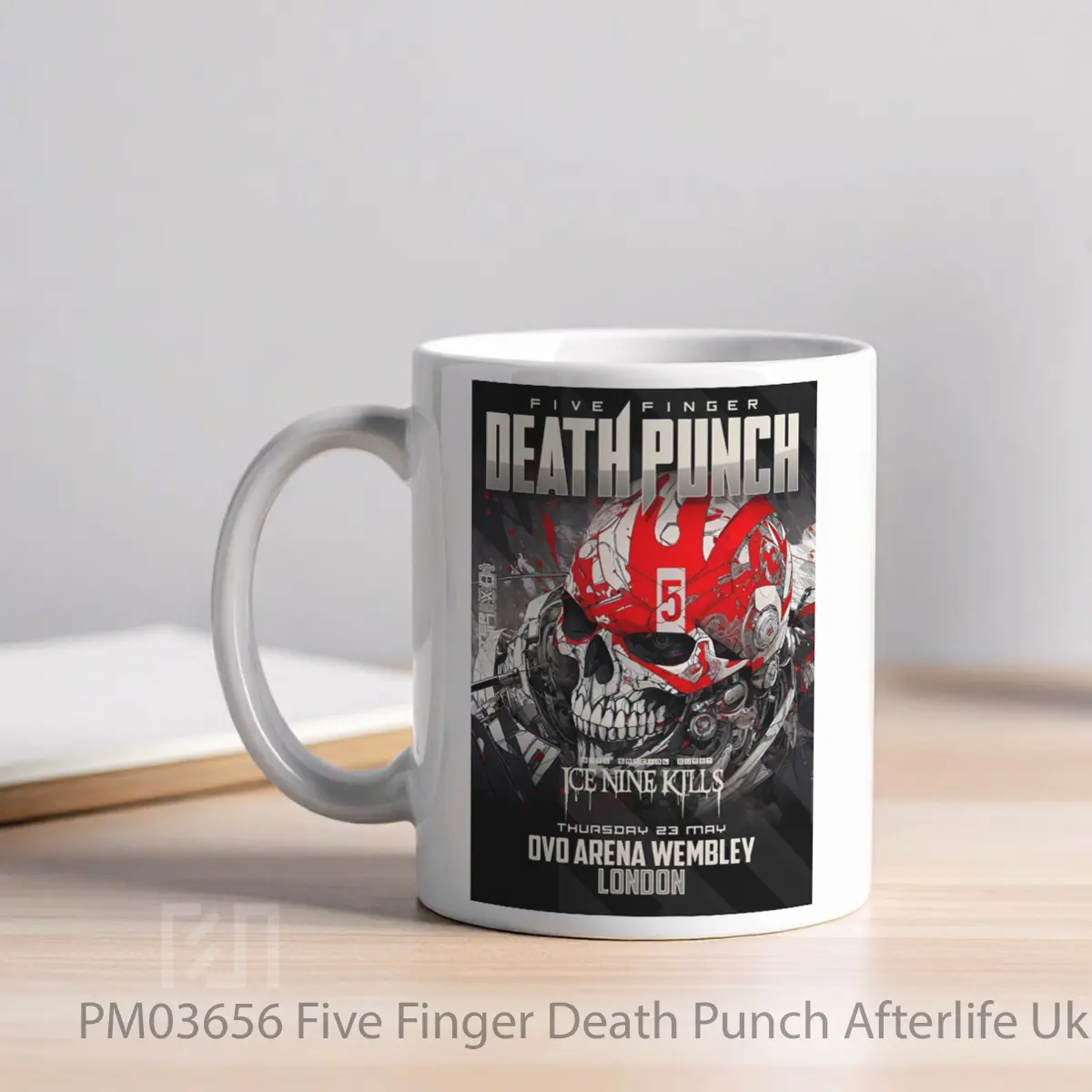Mug Five Finger Death Punch Afterlife Uk Tour London MPM03656 - All-side / Desain