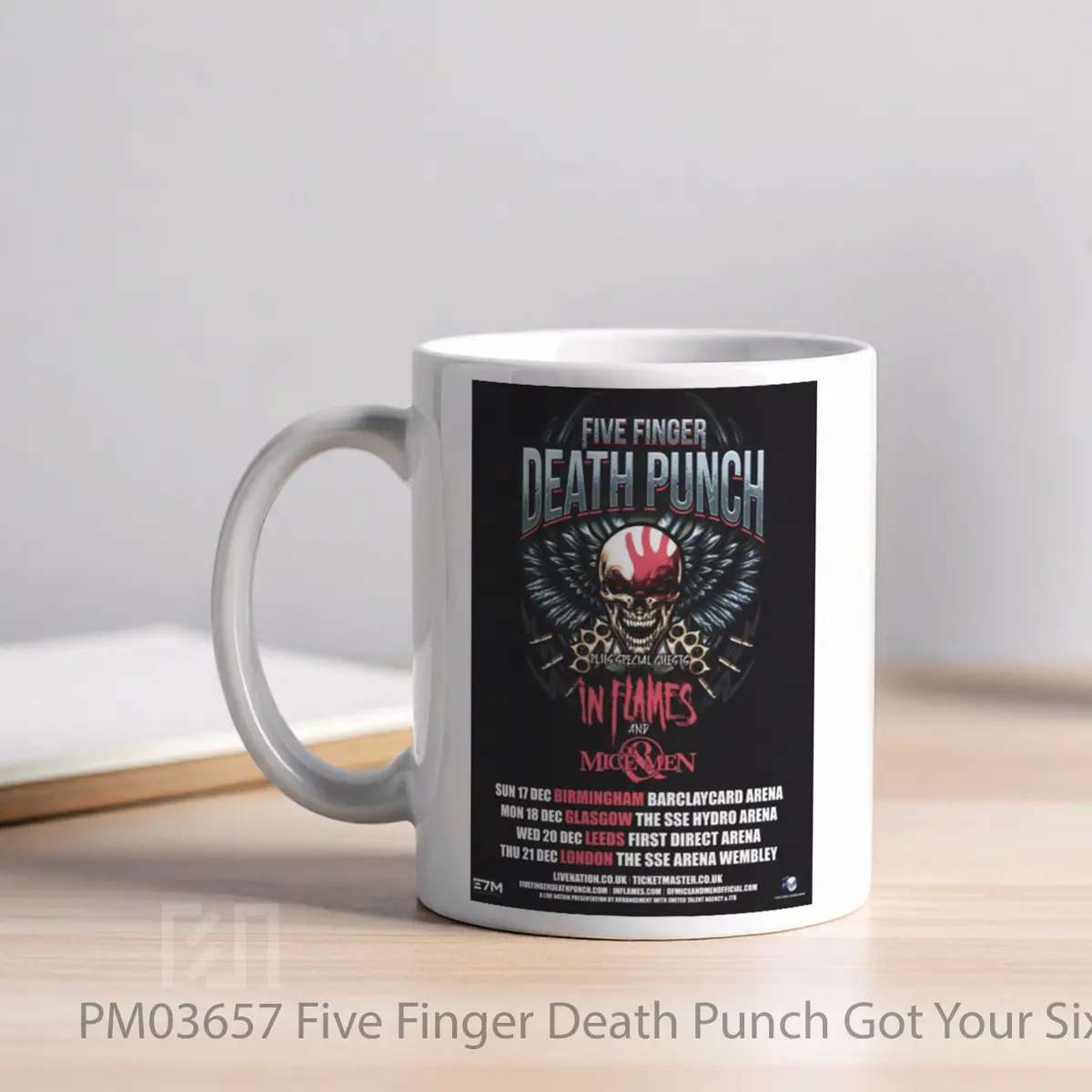 Mug Five Finger Death Punch Got Your Six MPM03657 - All-side / Desain