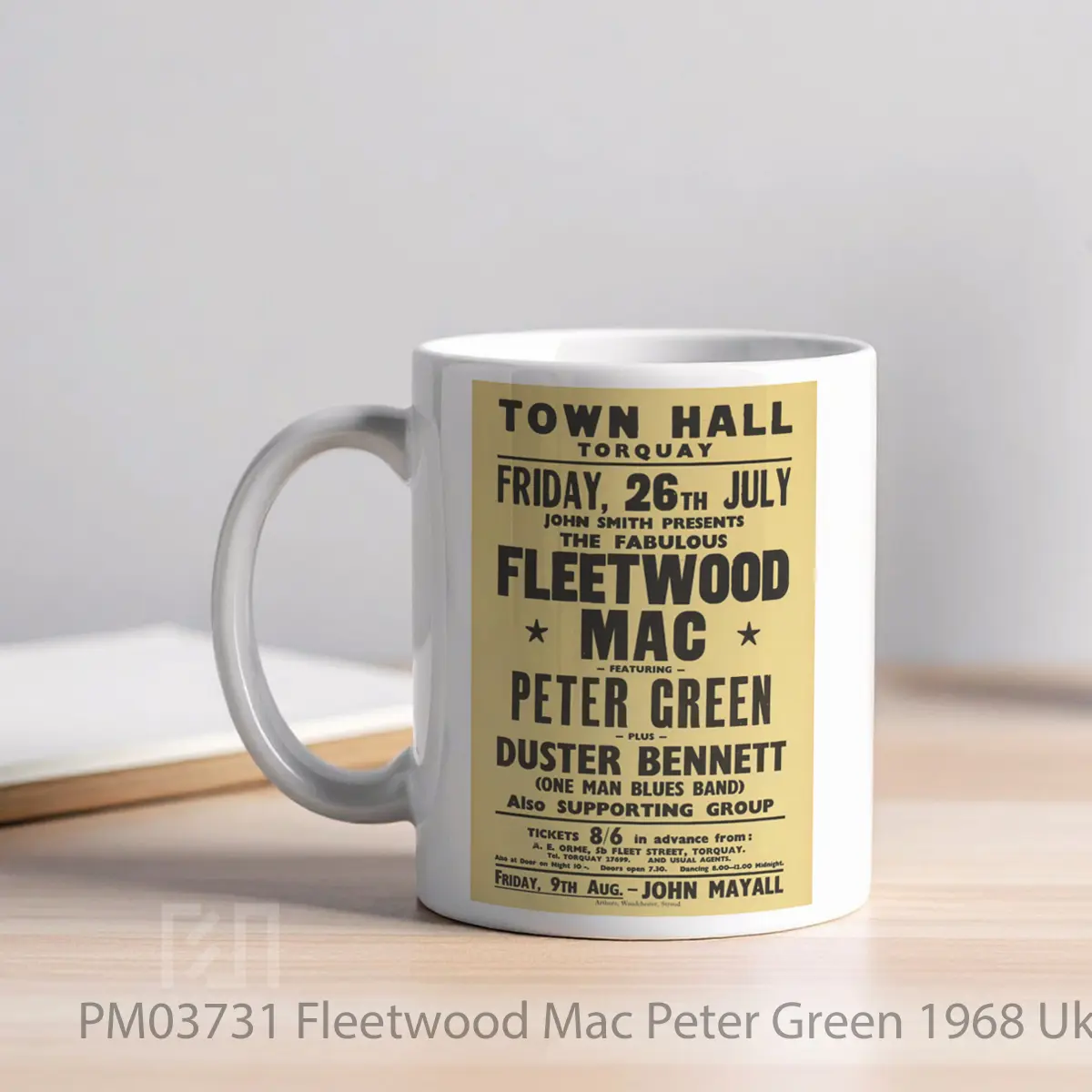 Mug Fleetwood Mac Peter Green 1968 Uk Tour MPM03731 - All-side / Desain