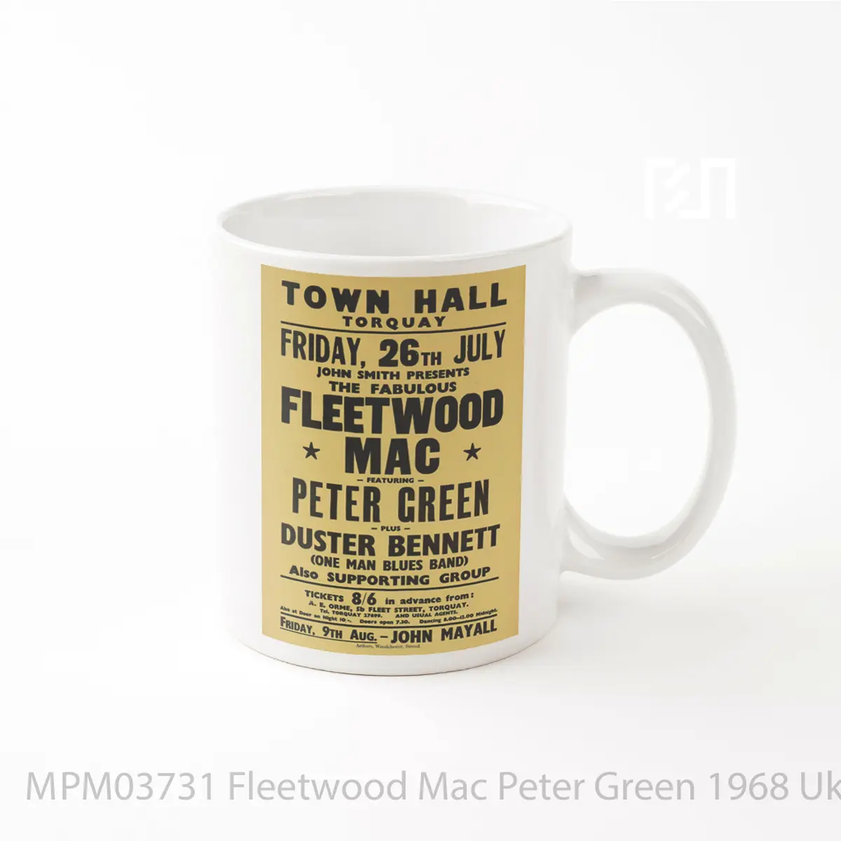 Mug Fleetwood Mac Peter Green 1968 Uk Tour MPM03731