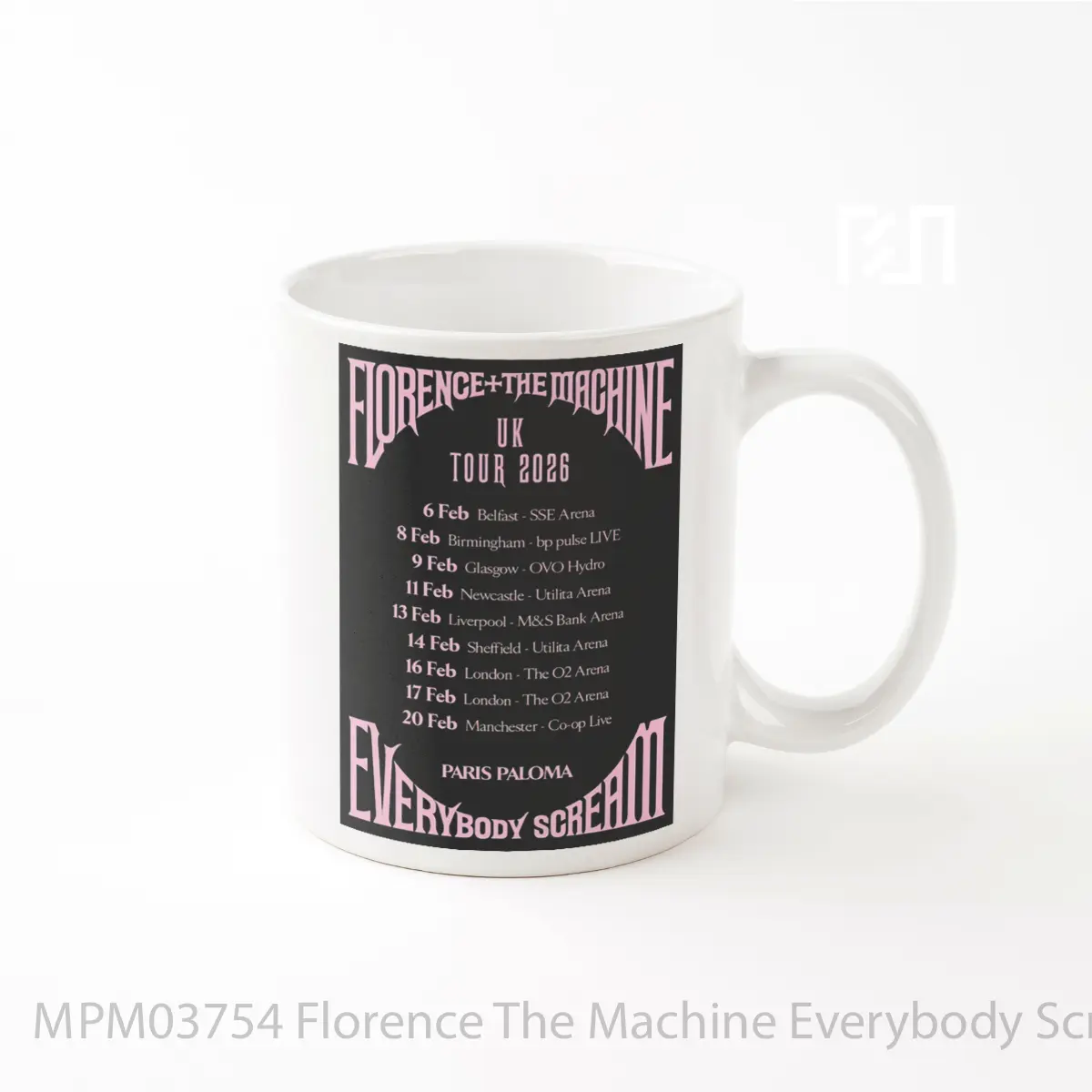 Mug Florence The Machine Everybody Scream 2026 Uk Arena Tour Varian 2 MPM03754