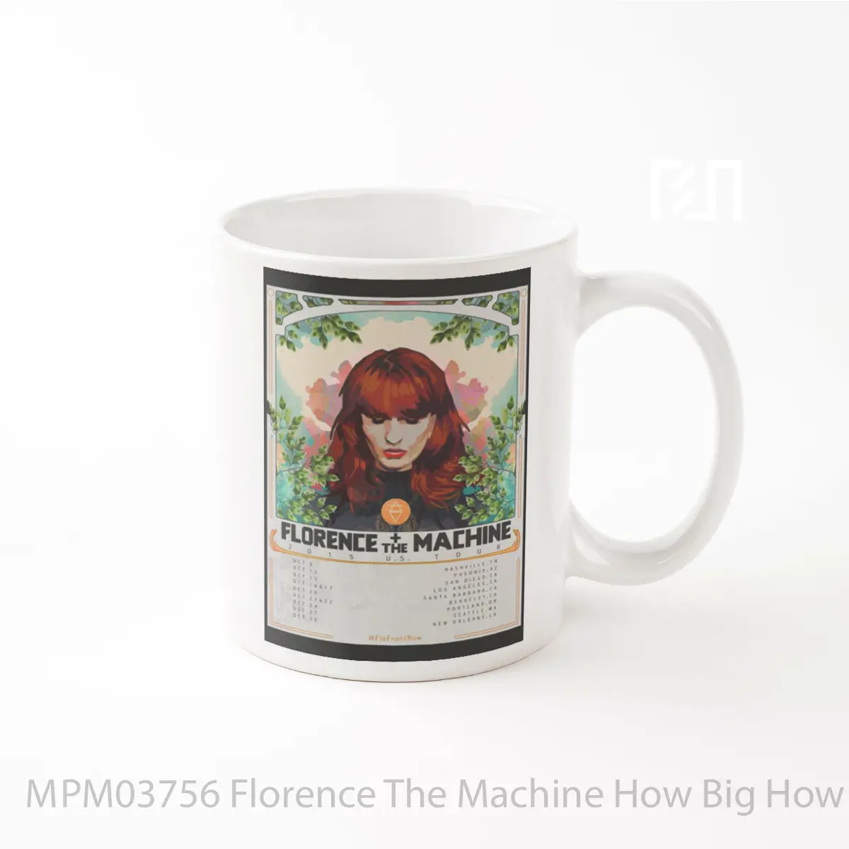 Mug Florence The Machine How Big How Blue 2015 U S Tour MPM03756