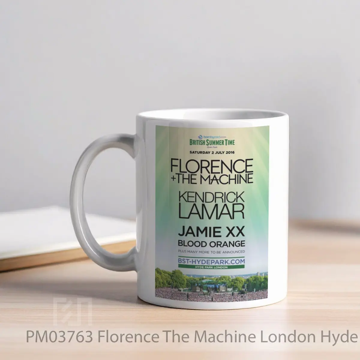 Mug Florence The Machine London Hyde Park Bst 2016 P MPM03763 - All-side / Desain