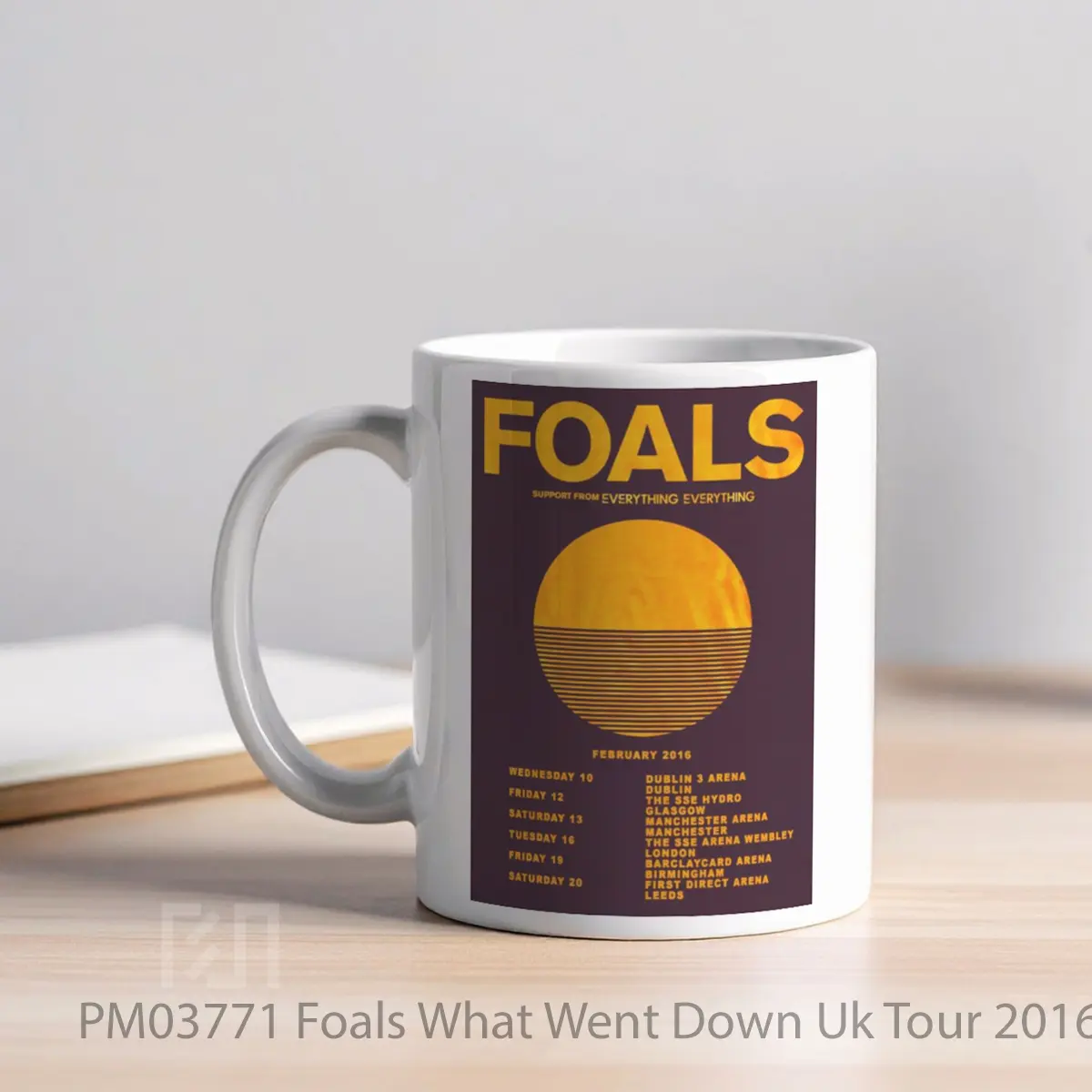 Mug Foals What Went Down Uk Tour 2016 MPM03771 - All-side / Desain