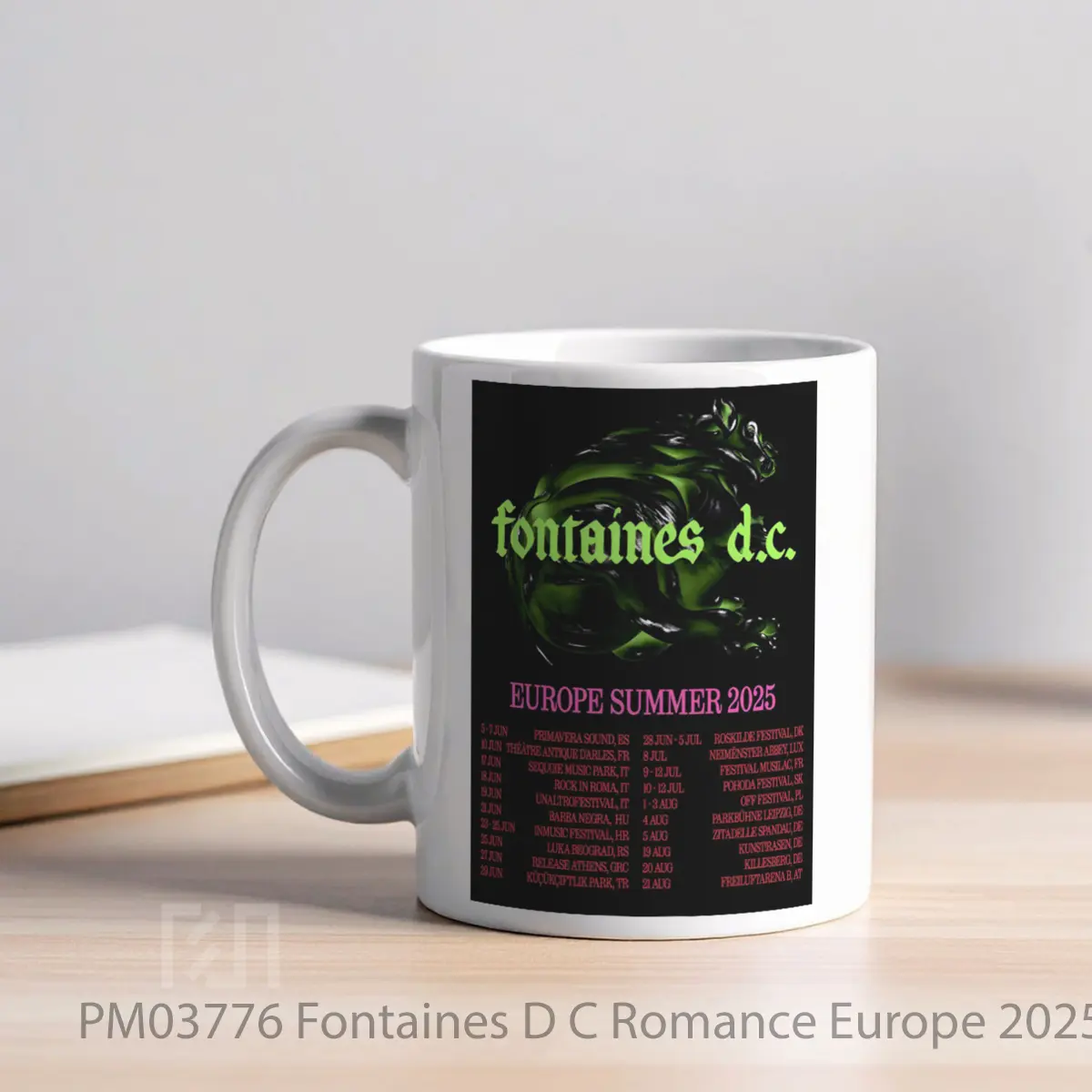 Mug Fontaines D C Romance Europe 2025 Tour MPM03776 - All-side / Desain