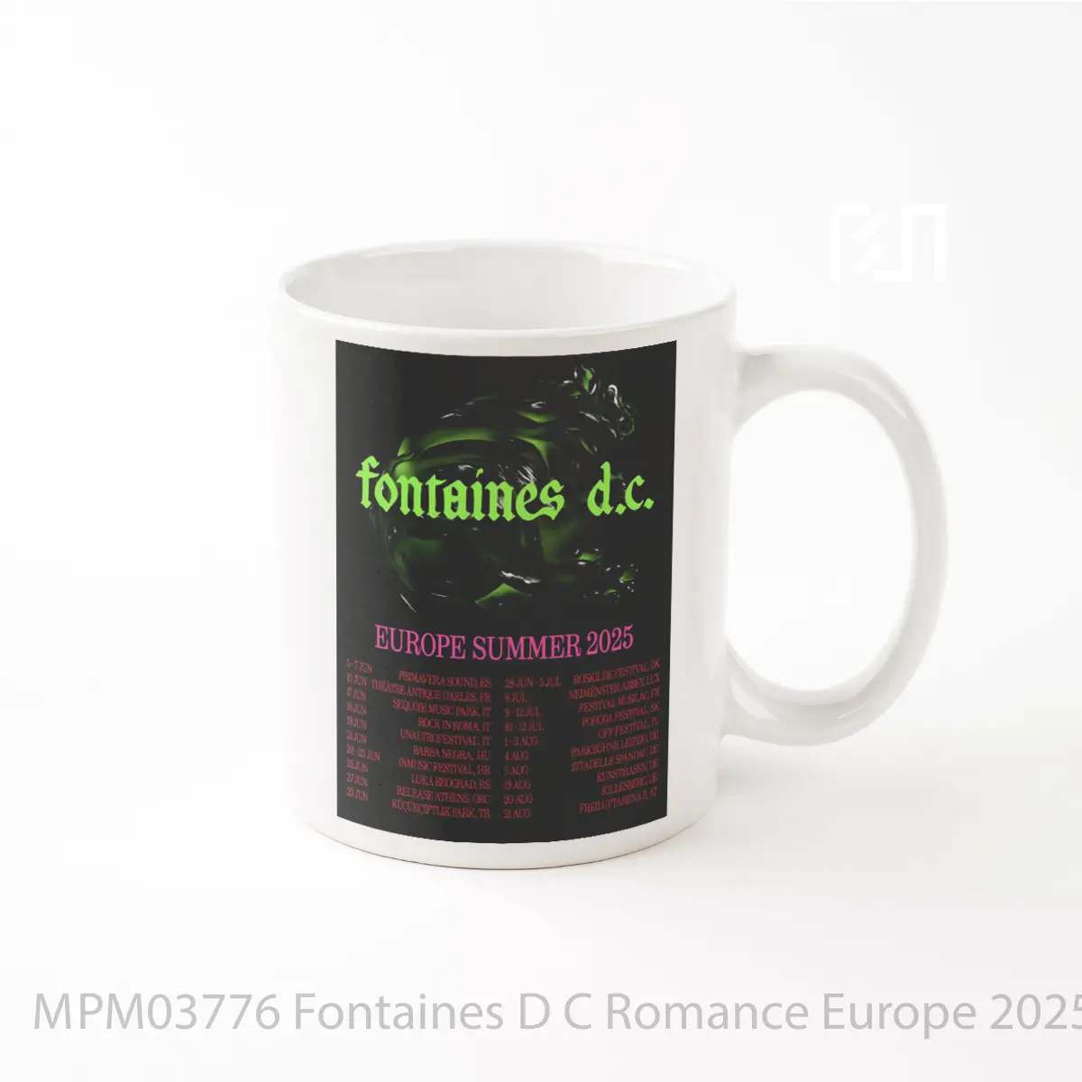 Mug Fontaines D C Romance Europe 2025 Tour MPM03776