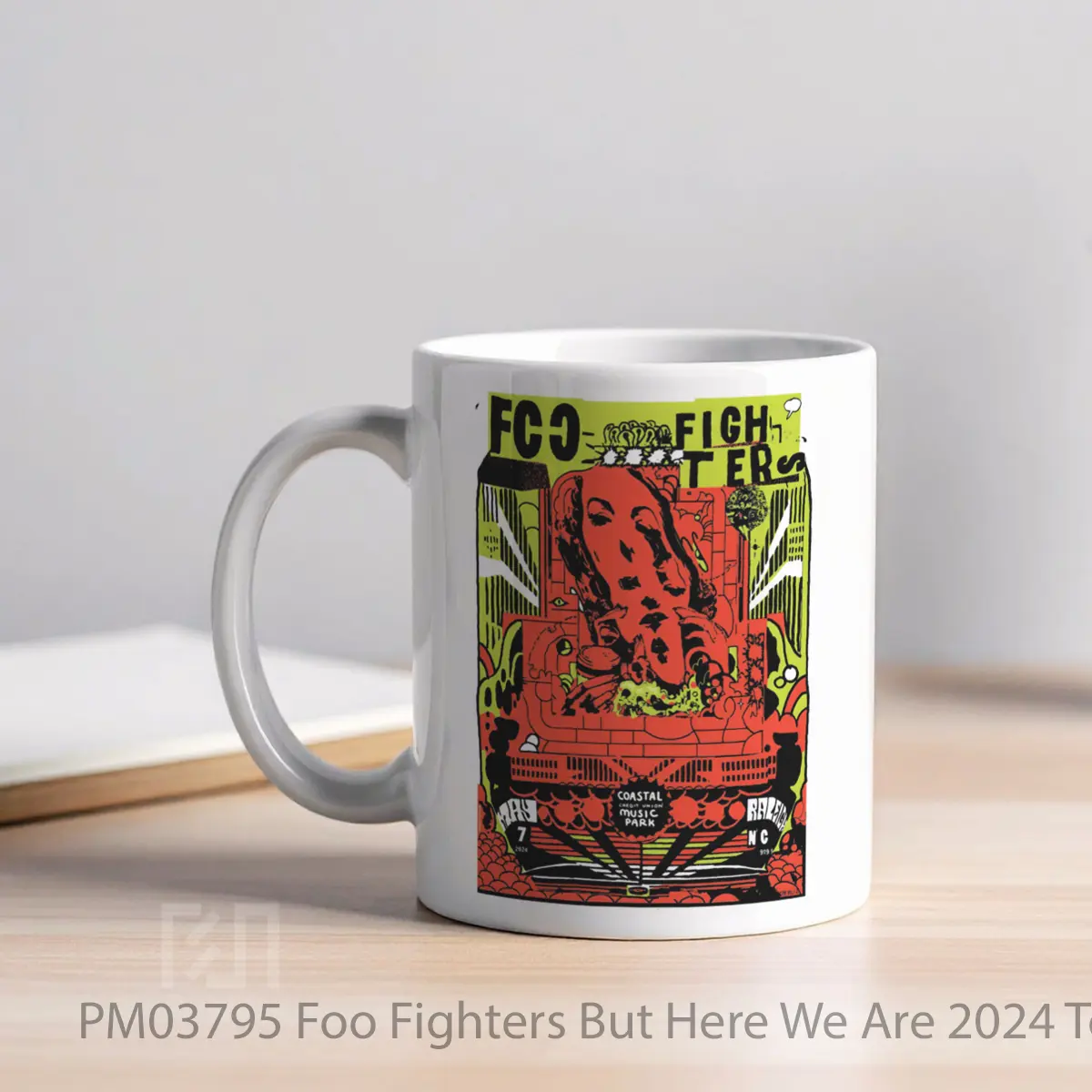 Mug Foo Fighters But Here We Are 2024 Tour 1 MPM03795 - All-side / Desain