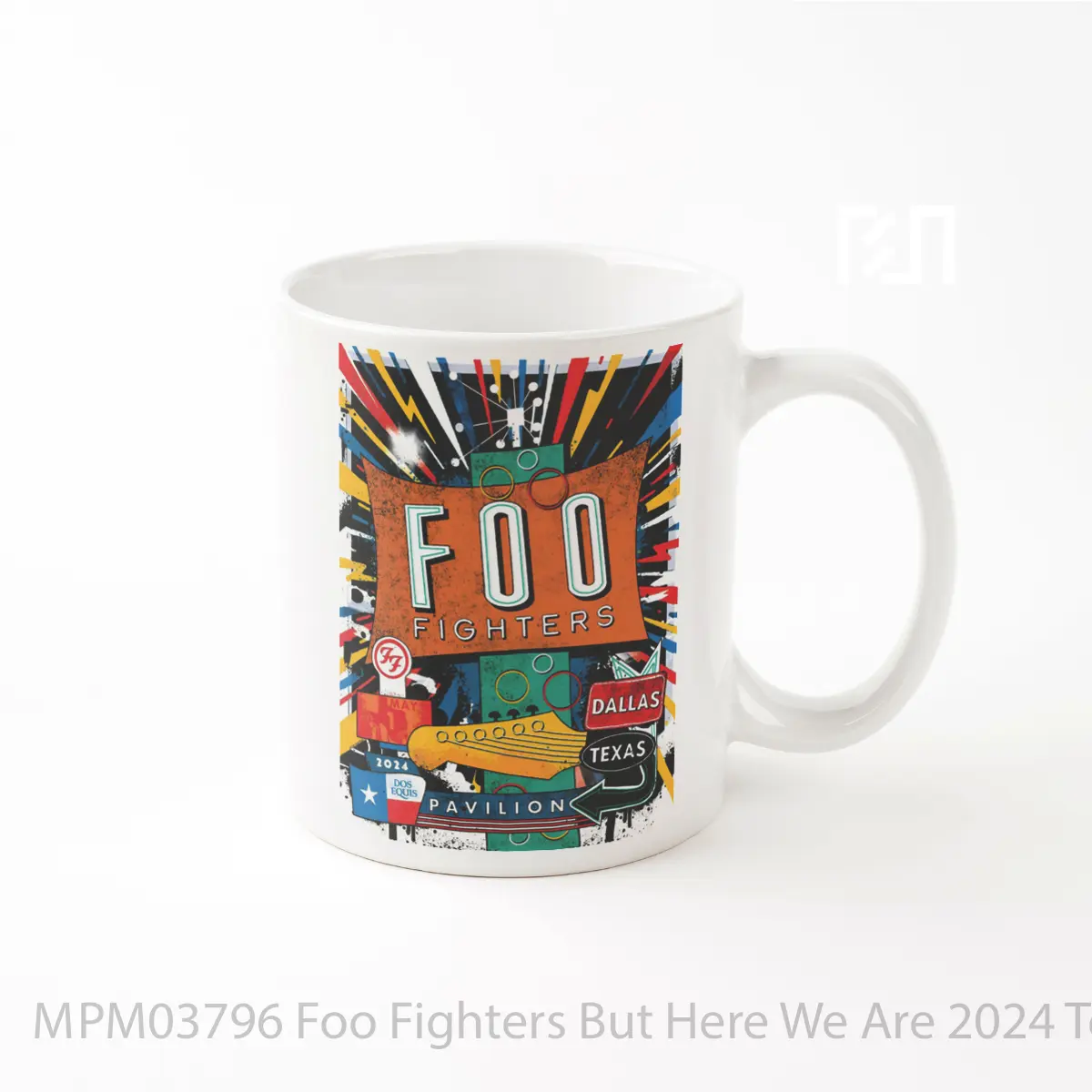 Mug Keramik Premium SNI - Mug Foo Fighters But Here We Are 2024 Tour MPM03796