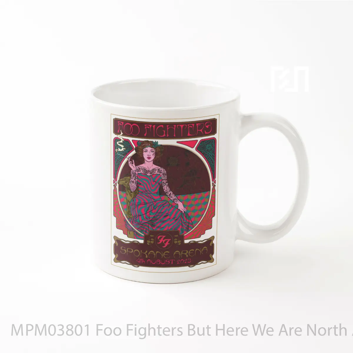 Mug Foo Fighters But Here We Are North American Tour 2023 Spokane Wa Spokane Arena MPM03801