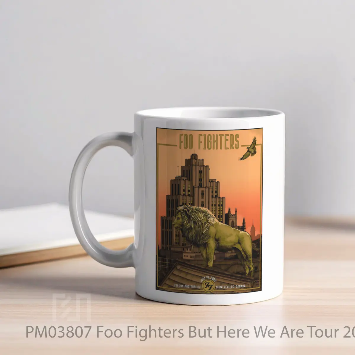 Mug Foo Fighters But Here We Are Tour 2023 Montreal MPM03807 - All-side / Desain
