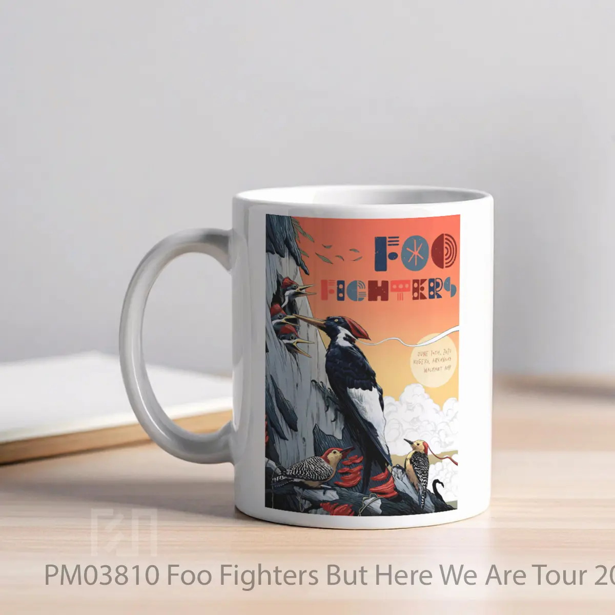 Mug Foo Fighters But Here We Are Tour 2023 Rogers Arkansas Walmart Amp MPM03810 - All-side / Desain