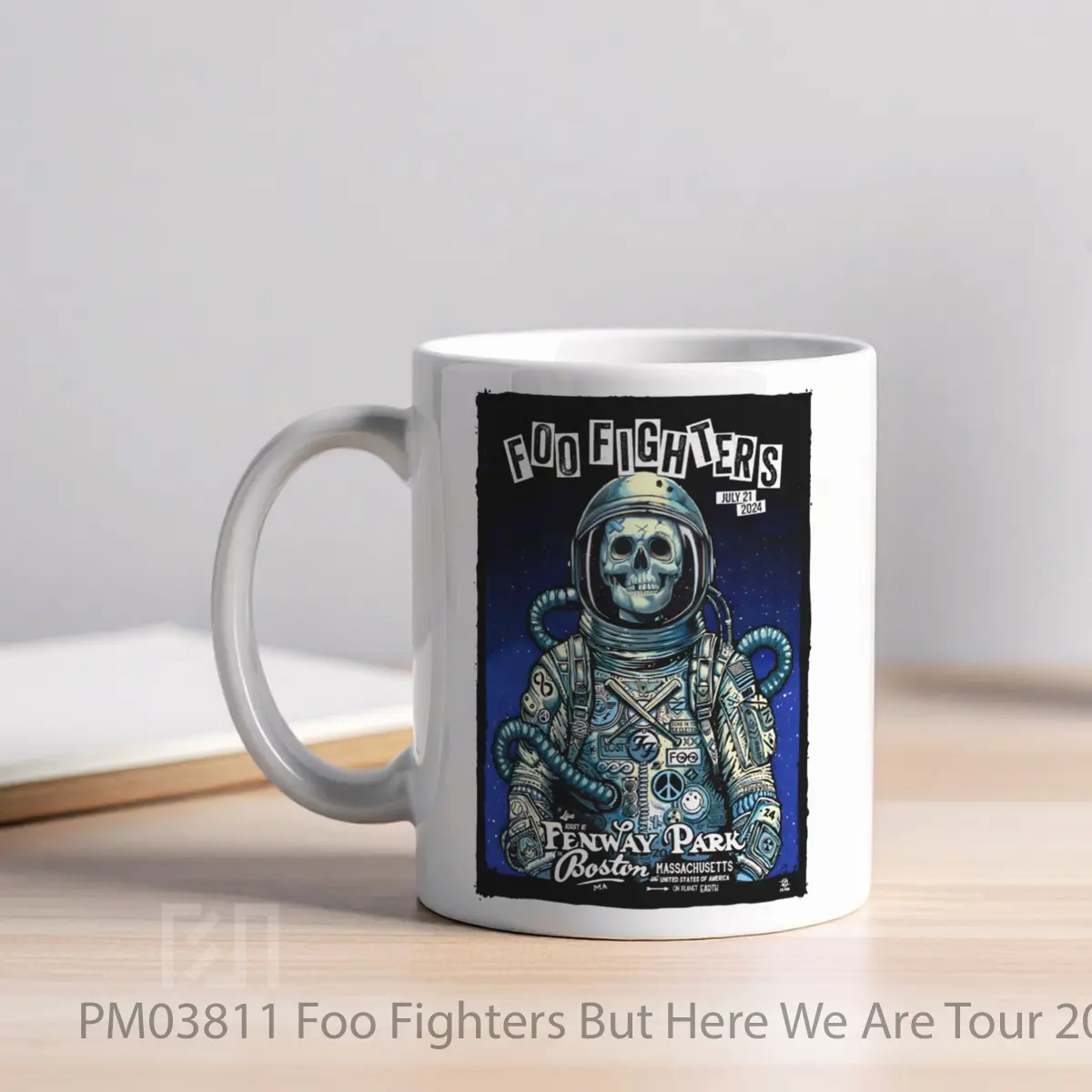 Mug Foo Fighters But Here We Are Tour 2024 Boston Fenway MPM03811 - All-side / Desain