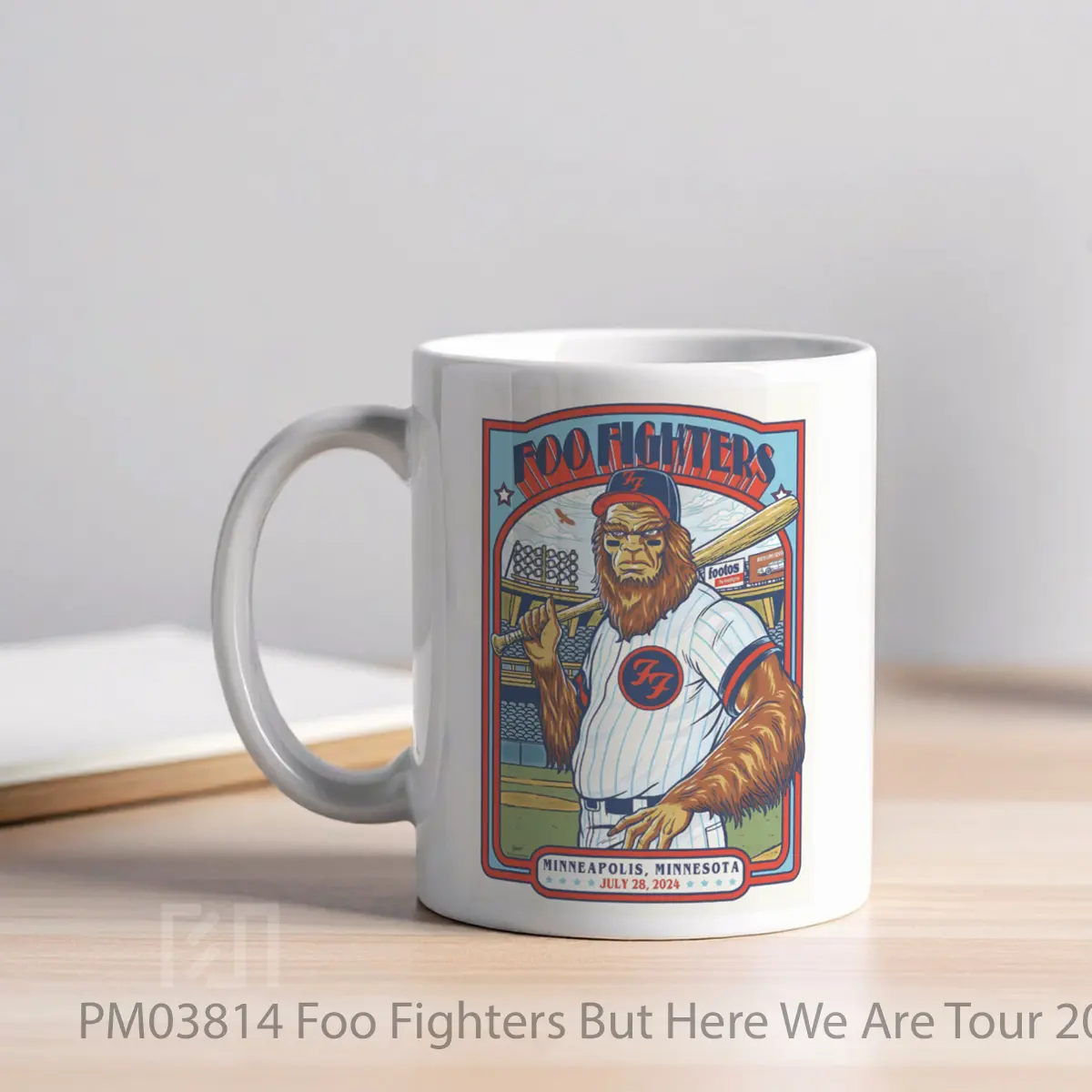 Mug Foo Fighters But Here We Are Tour 2024 Minneapolis MPM03814 - All-side / Desain