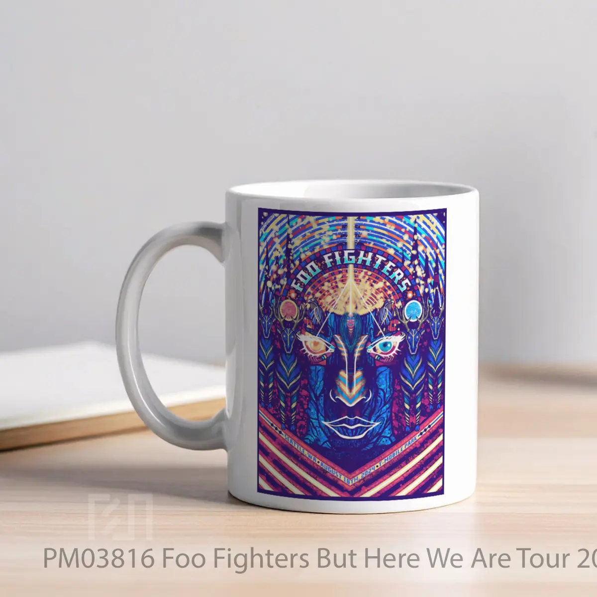 Mug Foo Fighters But Here We Are Tour 2024 Seattle T Mobile Park MPM03816 - All-side / Desain