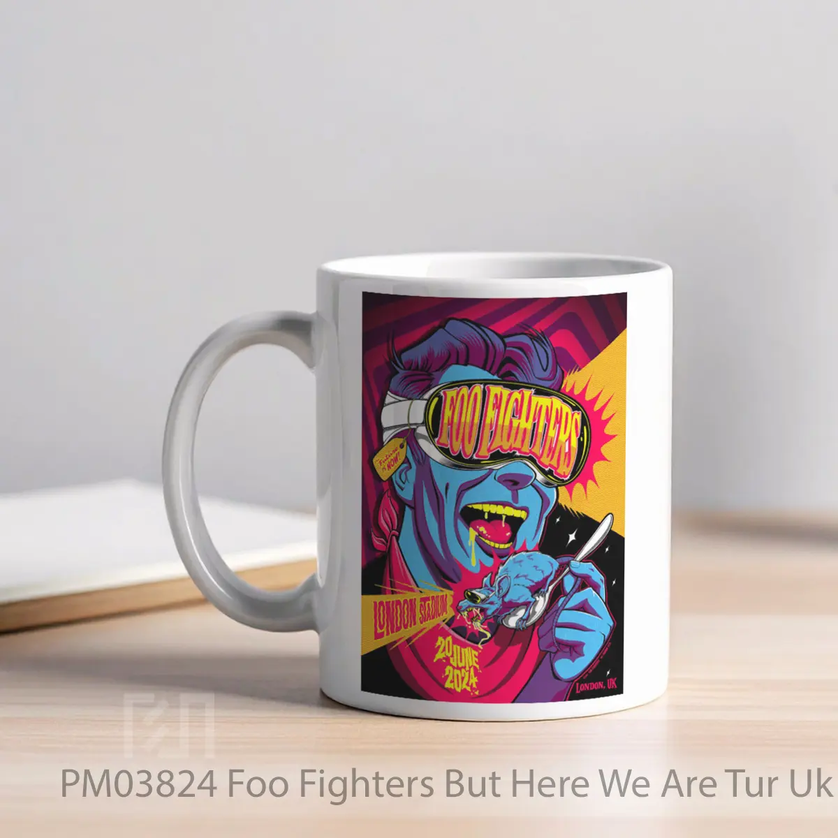 Mug Foo Fighters But Here We Are Tur Uk London Stadium 1 MPM03824 - All-side / Desain