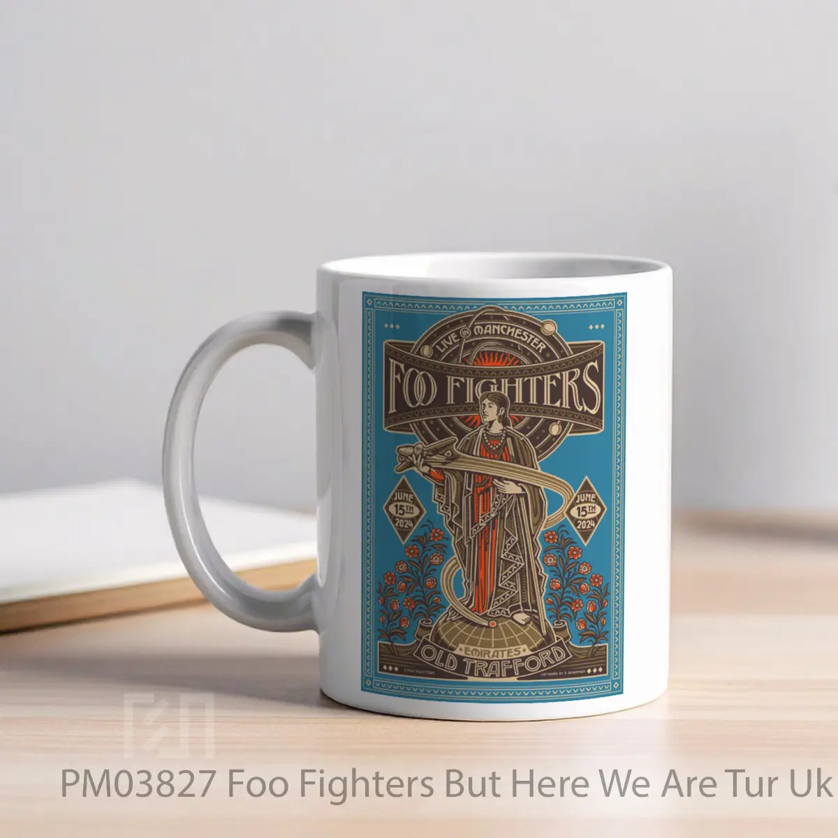 Mug Foo Fighters But Here We Are Tur Uk Manchester Evening News MPM03827 - All-side / Desain