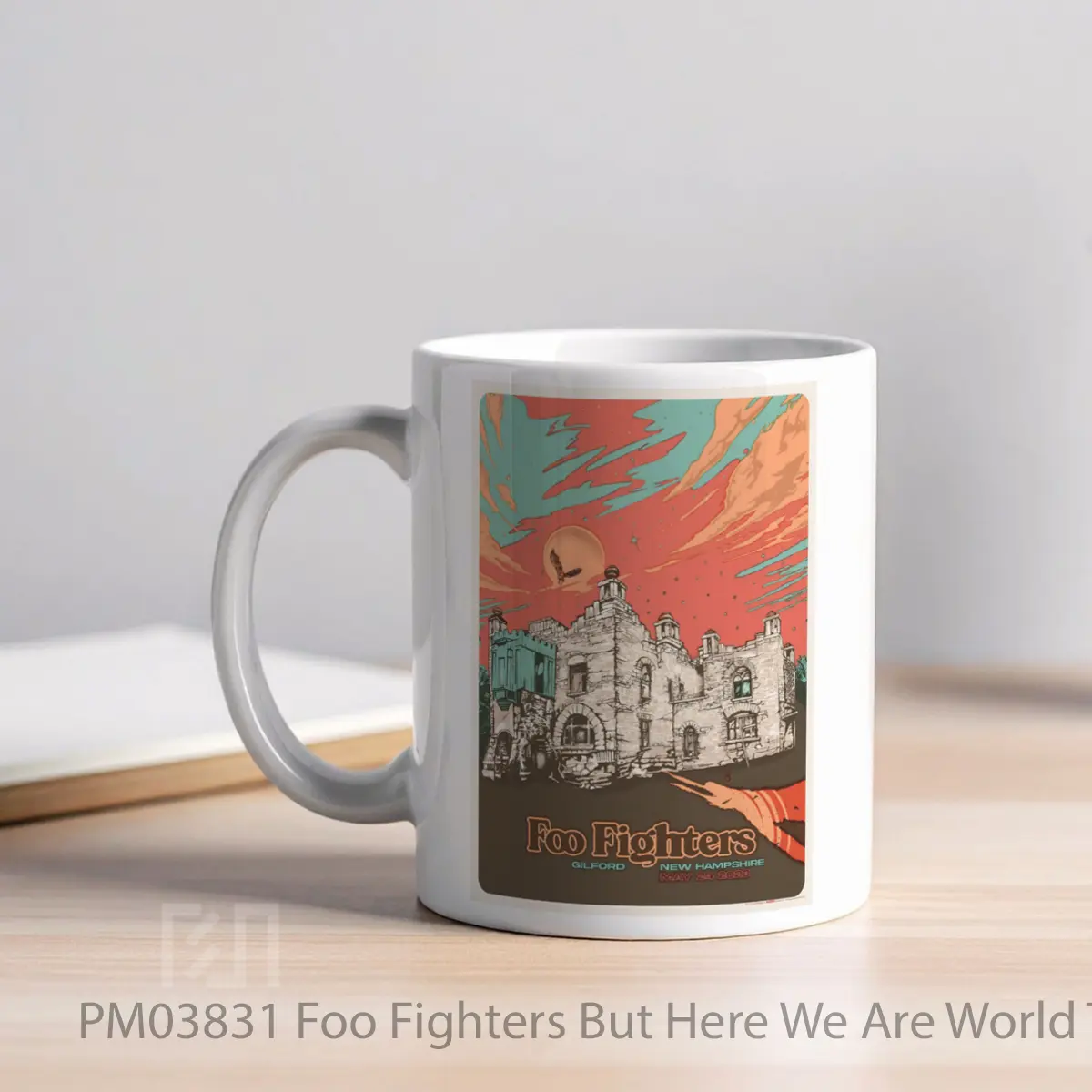 Mug Foo Fighters But Here We Are World Tour 2023 Gilford New Hampshire MPM03831 - All-side / Desain