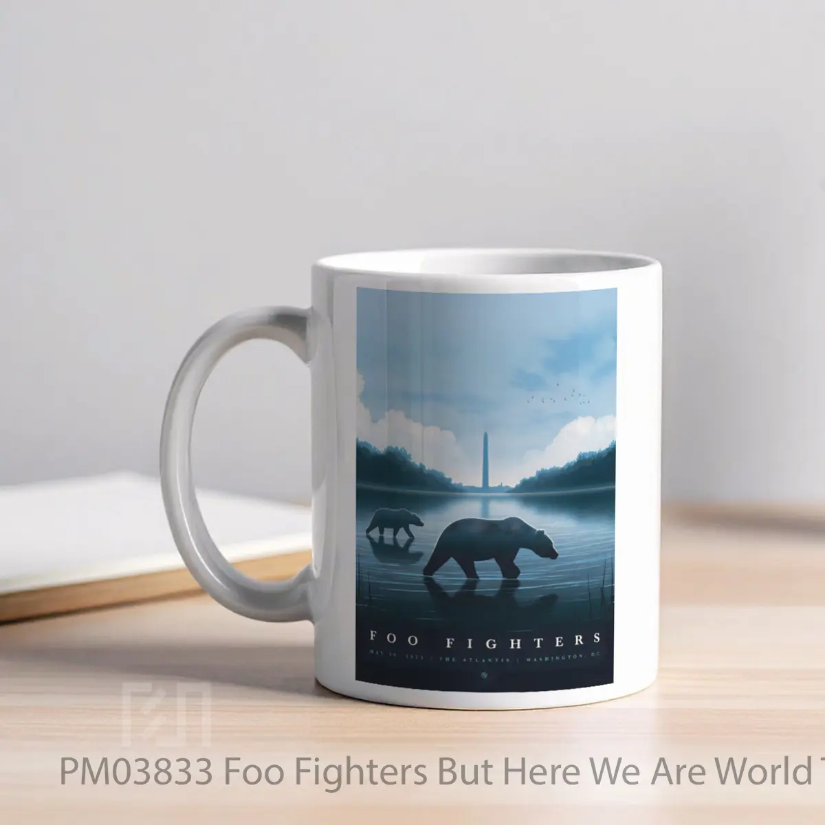 Mug Foo Fighters But Here We Are World Tour 2023 Washington MPM03833 - All-side / Desain