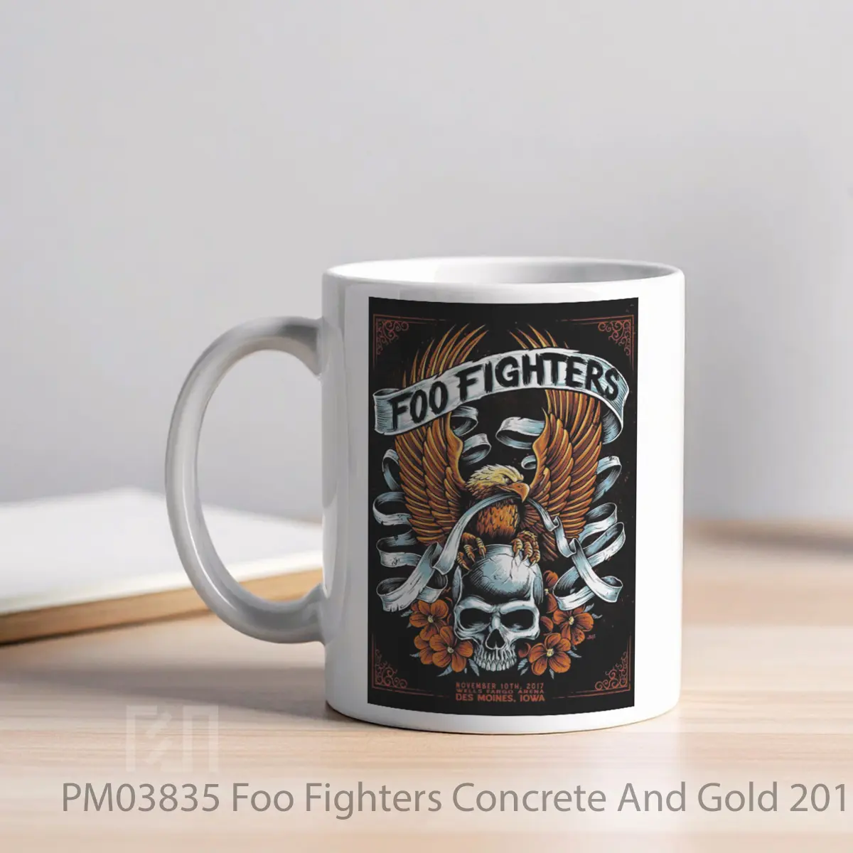 Mug Foo Fighters Concrete And Gold 2017 Wells Fargo Tour MPM03835 - All-side / Desain