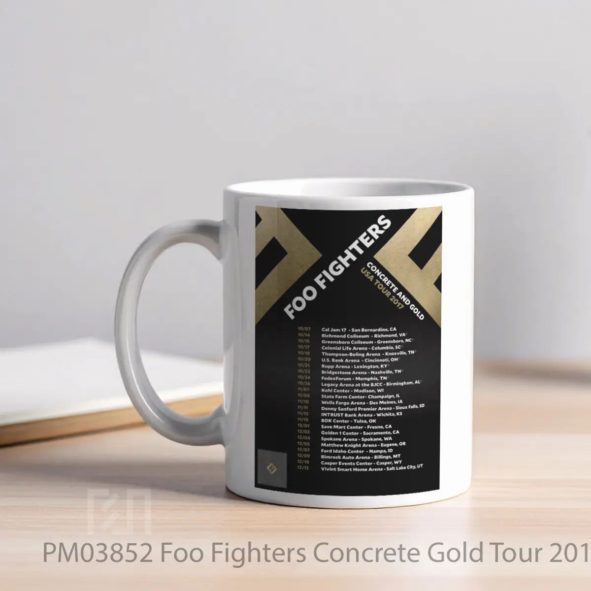 Mug Foo Fighters Concrete Gold Tour 2017 Usa North America MPM03852 - All-side / Desain