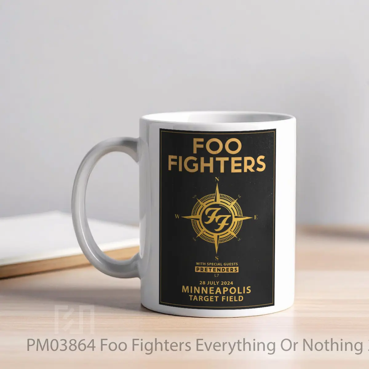 Mug Foo Fighters Everything Or Nothing 2024 North America Tour 1 MPM03864 - All-side / Desain