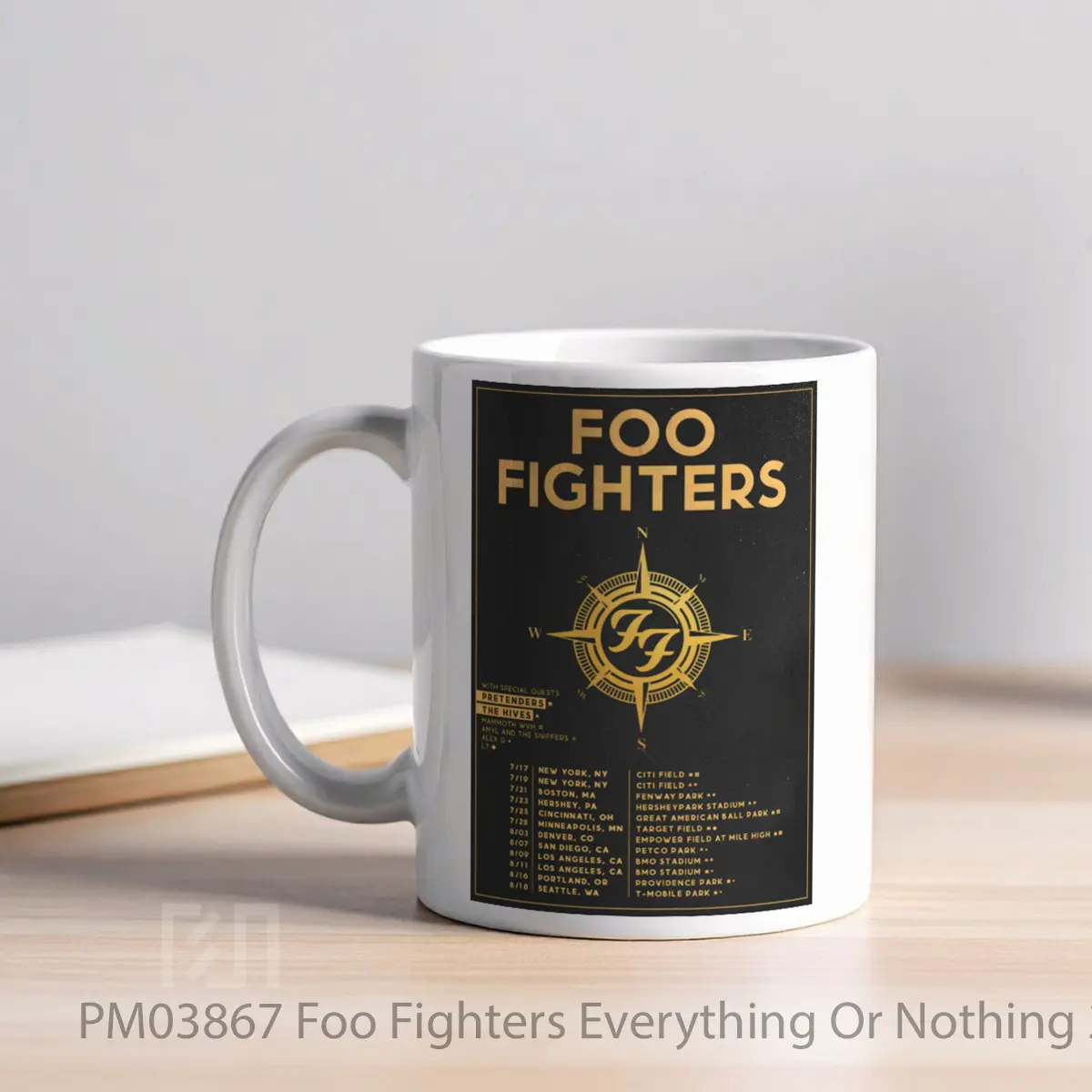 Mug Foo Fighters Everything Or Nothing 2024 North America Tour MPM03867 - All-side / Desain