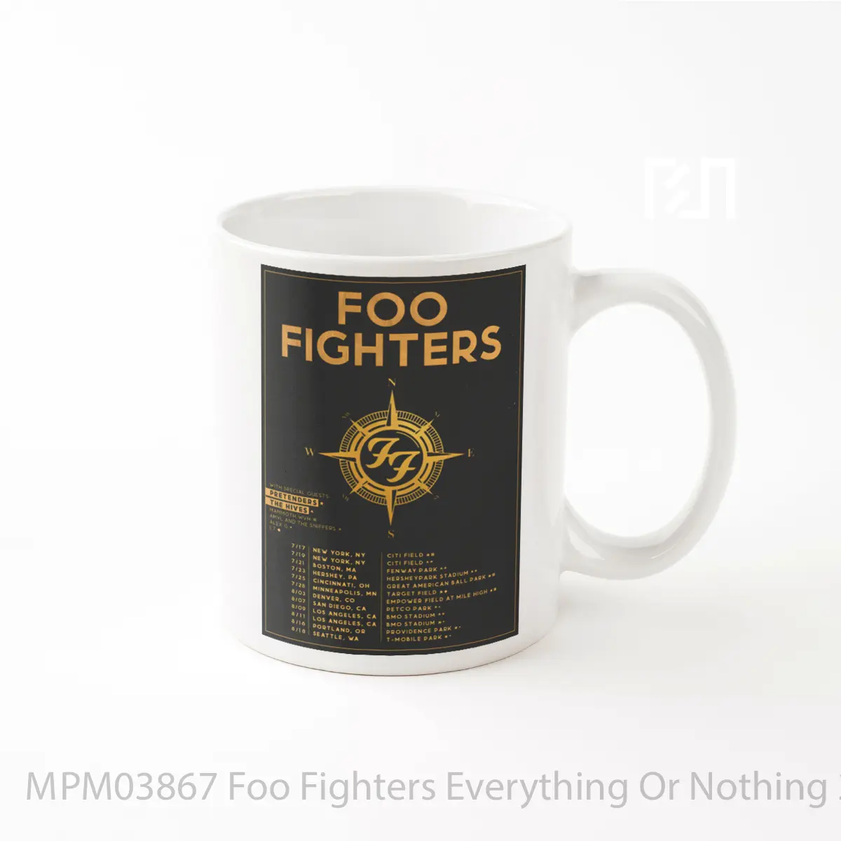 Mug Foo Fighters Everything Or Nothing 2024 North America Tour MPM03867