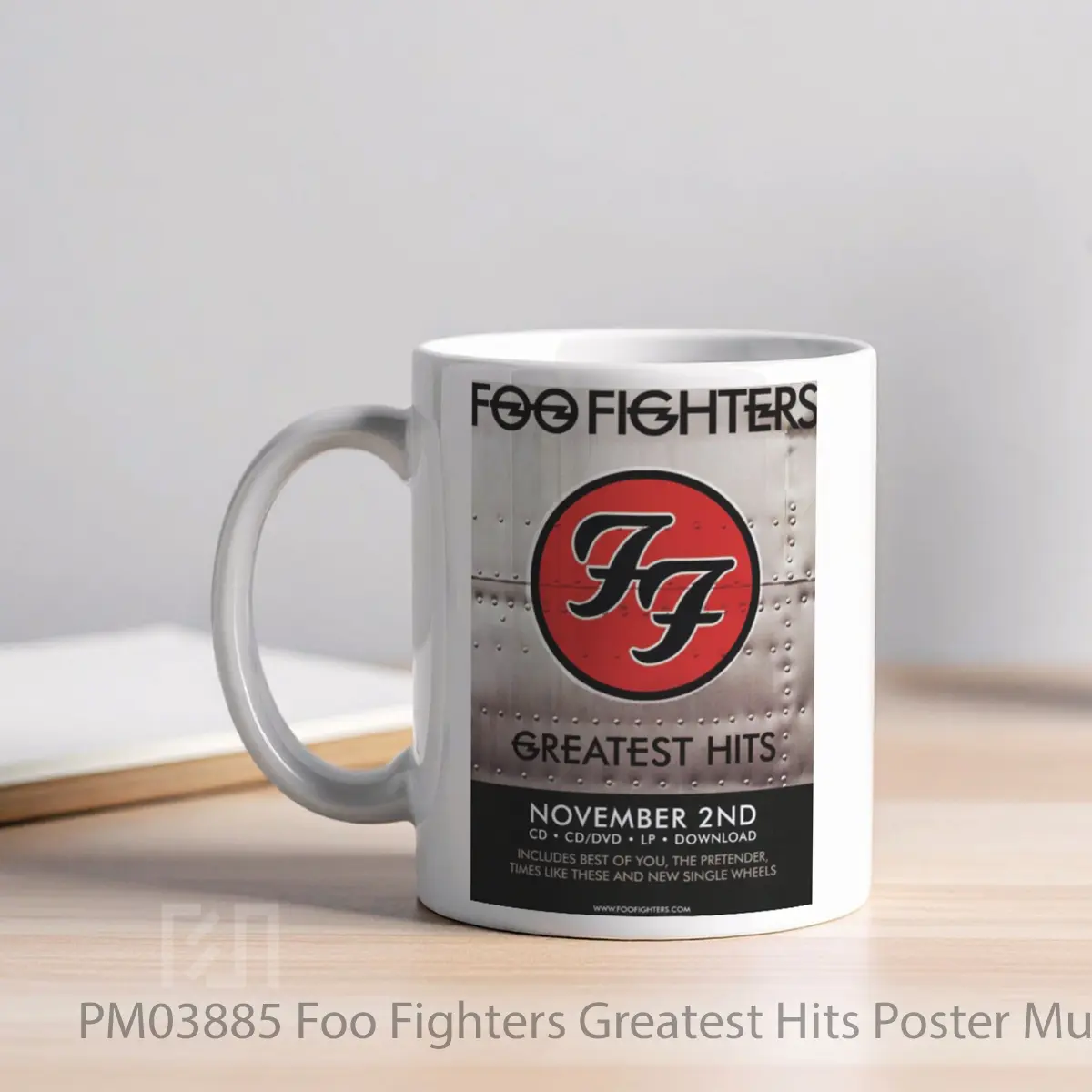 Mug Foo Fighters Greatest Hits MPM03885 - All-side / Desain