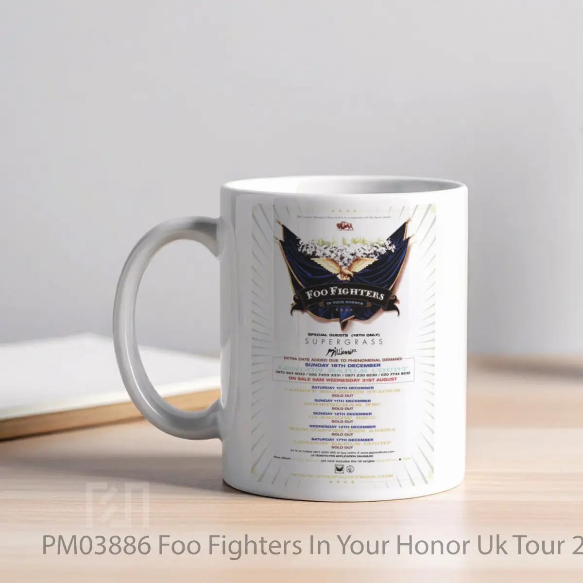 Mug Foo Fighters In Your Honor Uk Tour 2005 MPM03886 - All-side / Desain