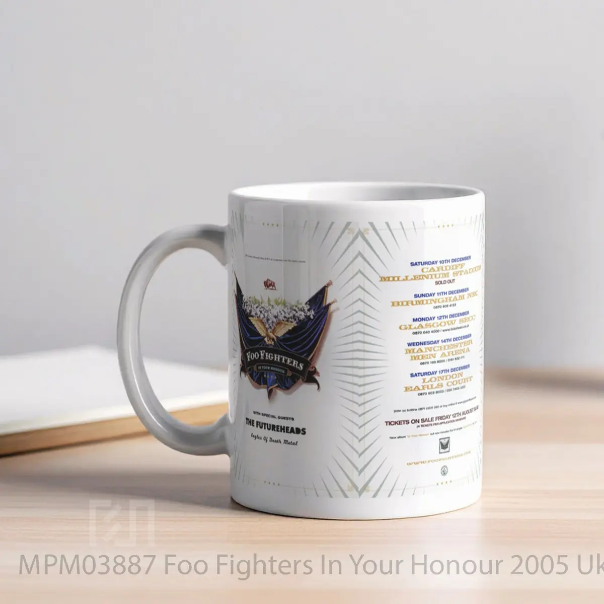 Mug Foo Fighters In Your Honour 2005 Uk Tour Print MPM03887 - All-side / Desain