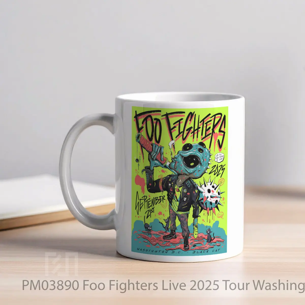 Mug Foo Fighters Live 2025 Tour Washington D C Black MPM03890 - All-side / Desain