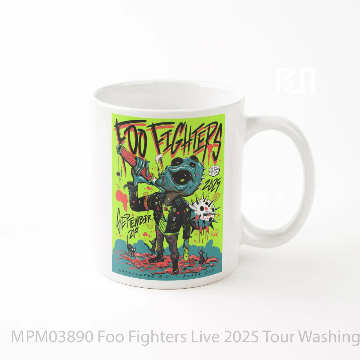 Mug Foo Fighters Live 2025 Tour Washington D C Black MPM03890
