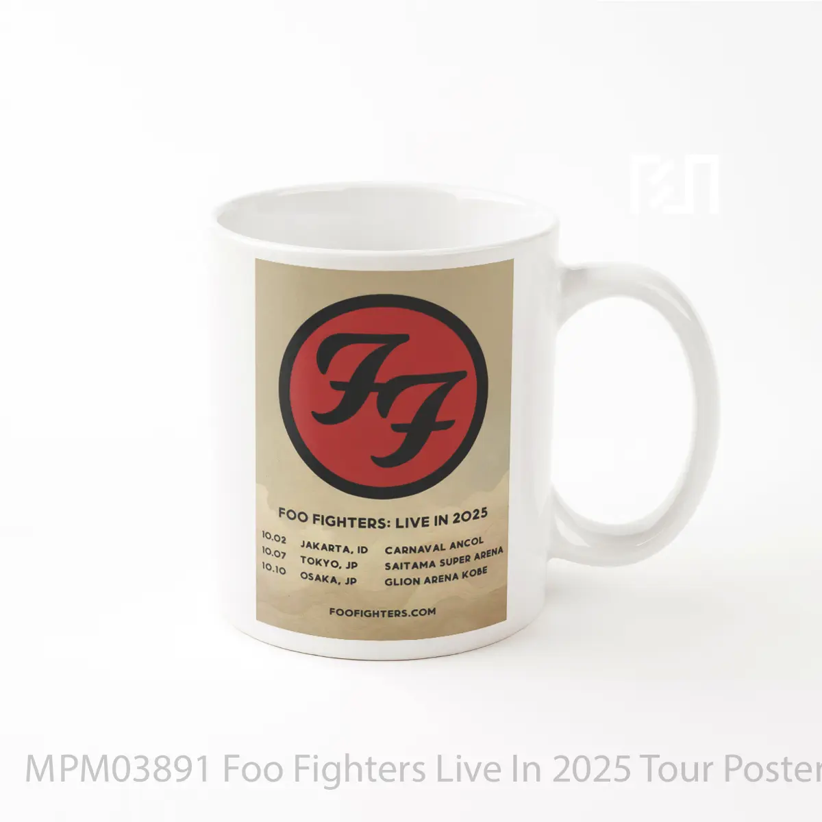 Mug Foo Fighters Live In 2025 Tour MPM03891