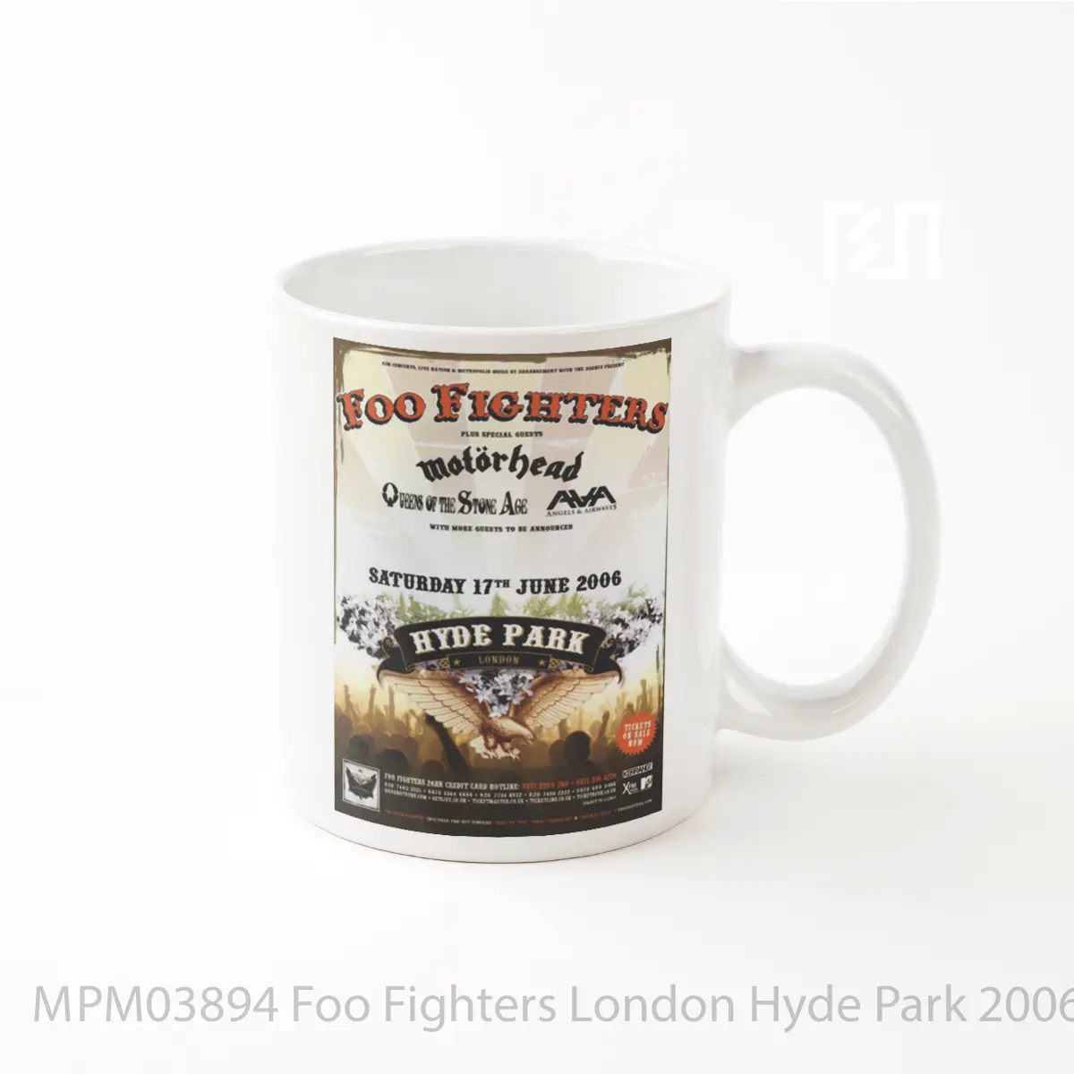 Mug Foo Fighters London Hyde Park 2006 MPM03894