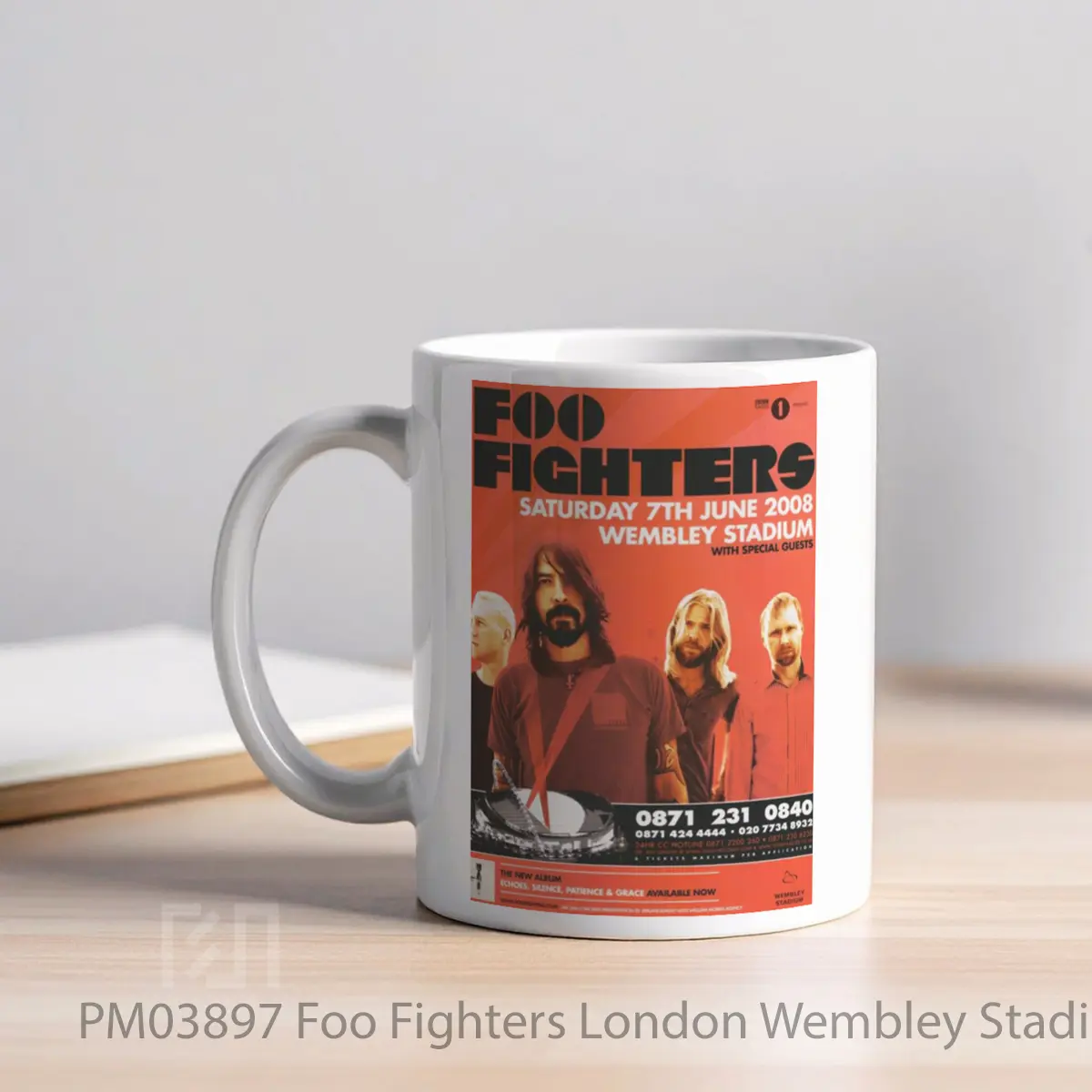 Mug Foo Fighters London Wembley Stadium 2008 MPM03897 - All-side / Desain