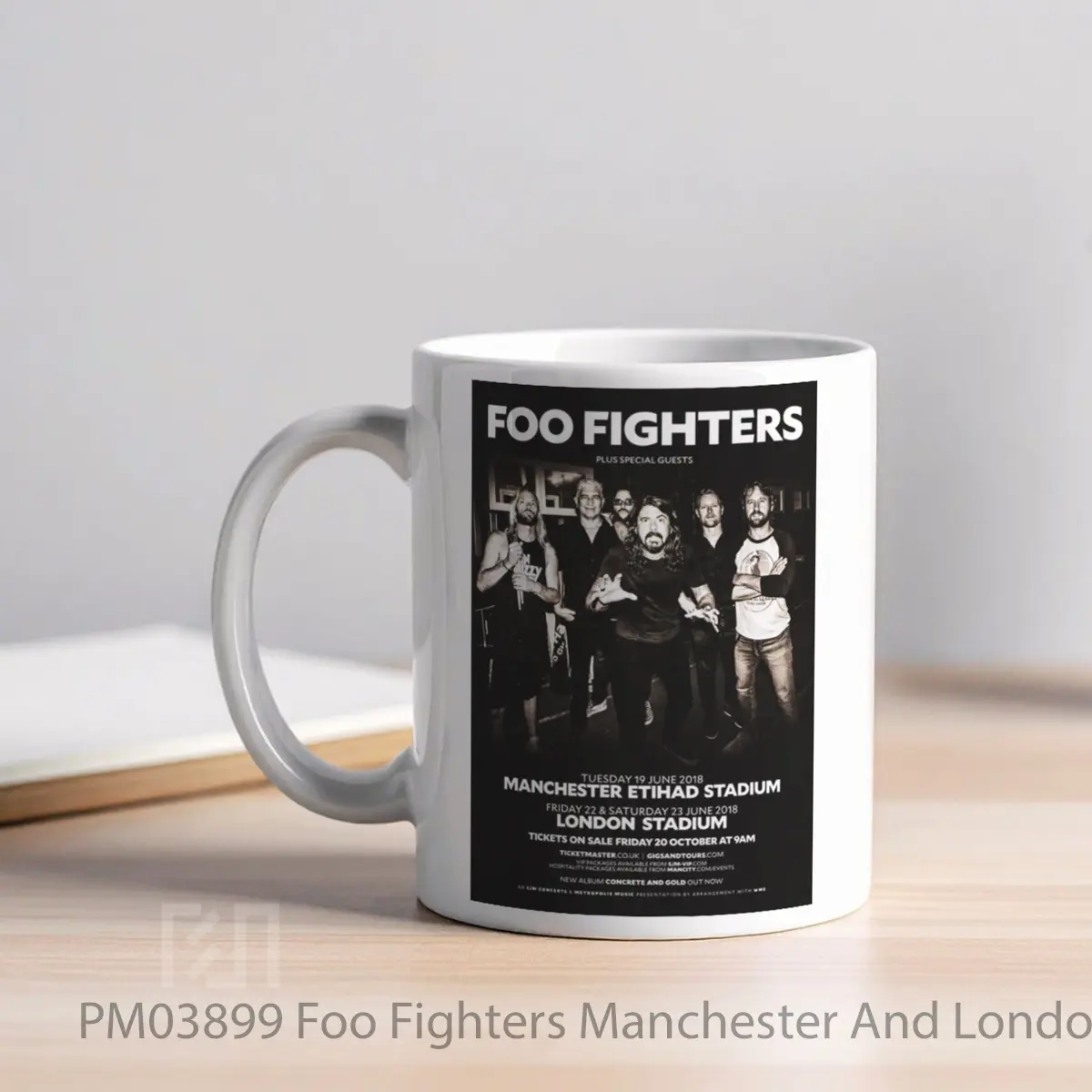 Mug Foo Fighters Manchester And London Stadium Tour MPM03899 - All-side / Desain