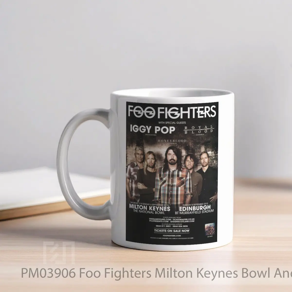 Mug Foo Fighters Milton Keynes Bowl And Edinburgh Stadium MPM03906 - All-side / Desain
