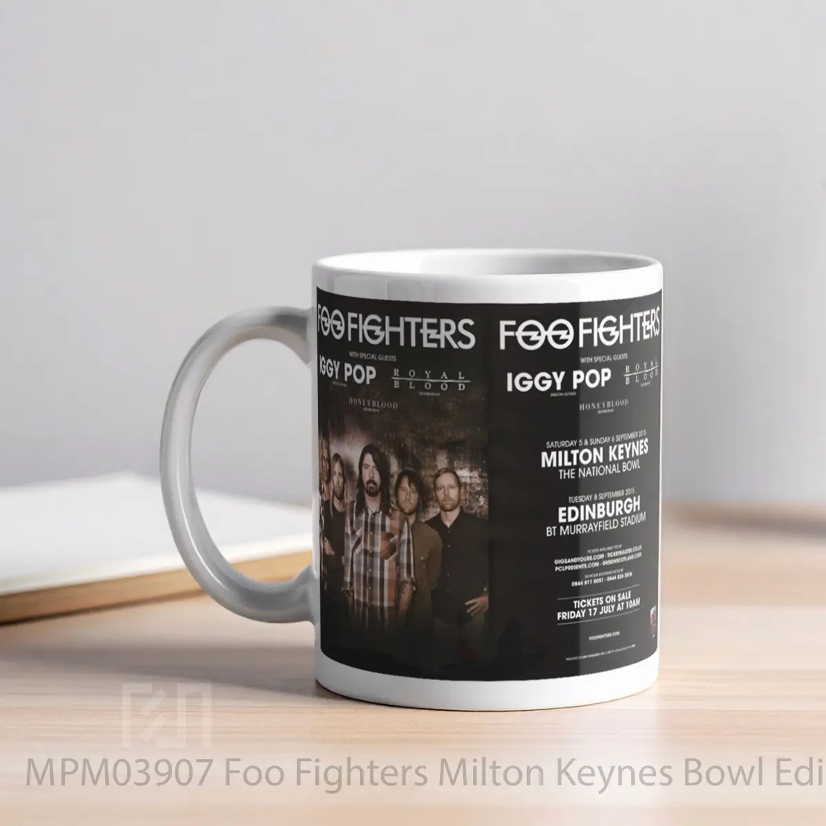 Mug Foo Fighters Milton Keynes Bowl Edinburgh Stadium MPM03907 - All-side / Desain