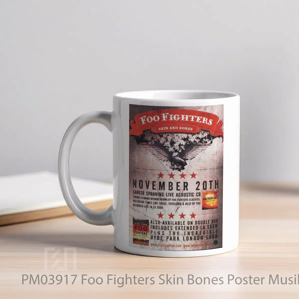 Mug Foo Fighters Skin Bones MPM03917 - All-side / Desain