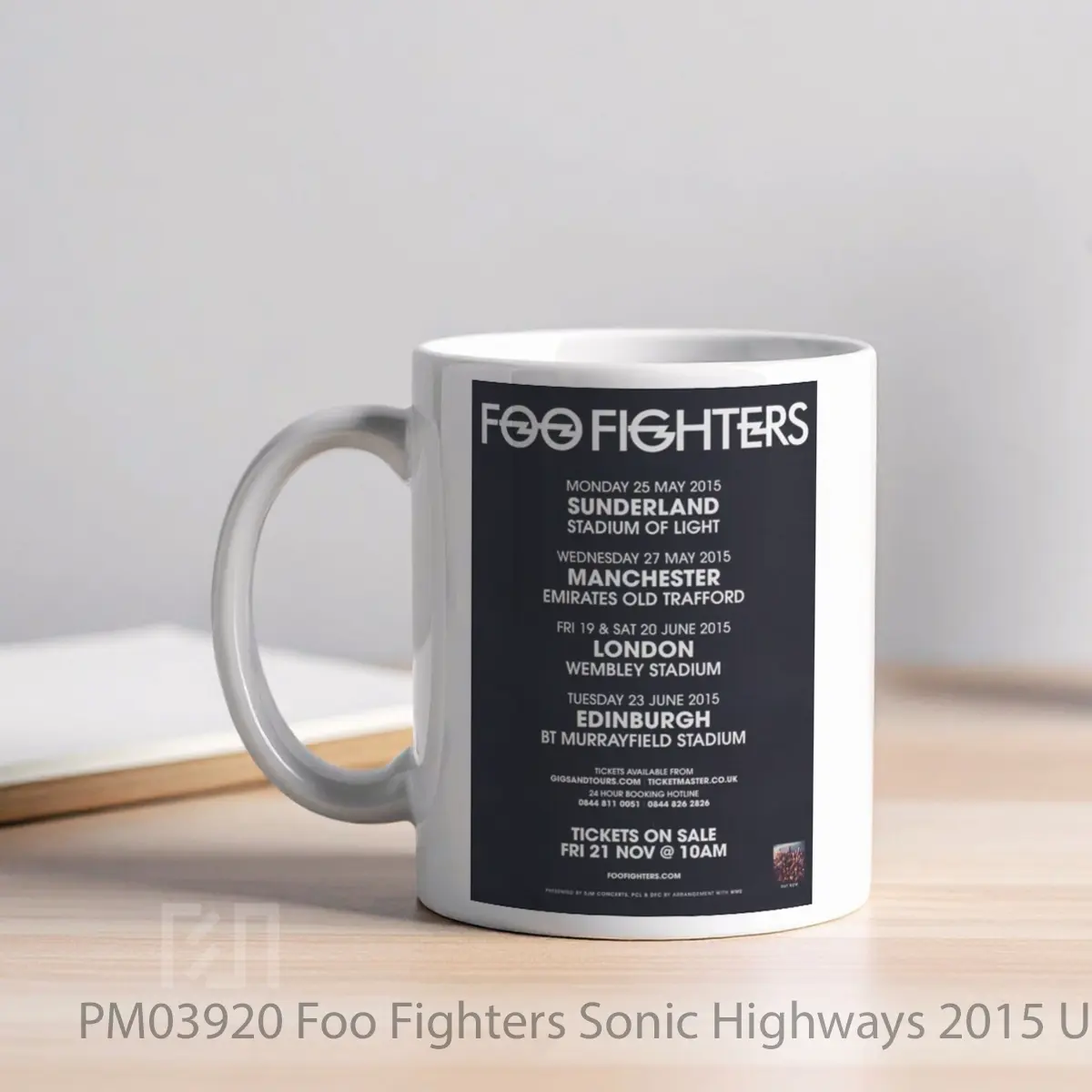 Mug Foo Fighters Sonic Highways 2015 Uk Tour 1 MPM03920 - All-side / Desain