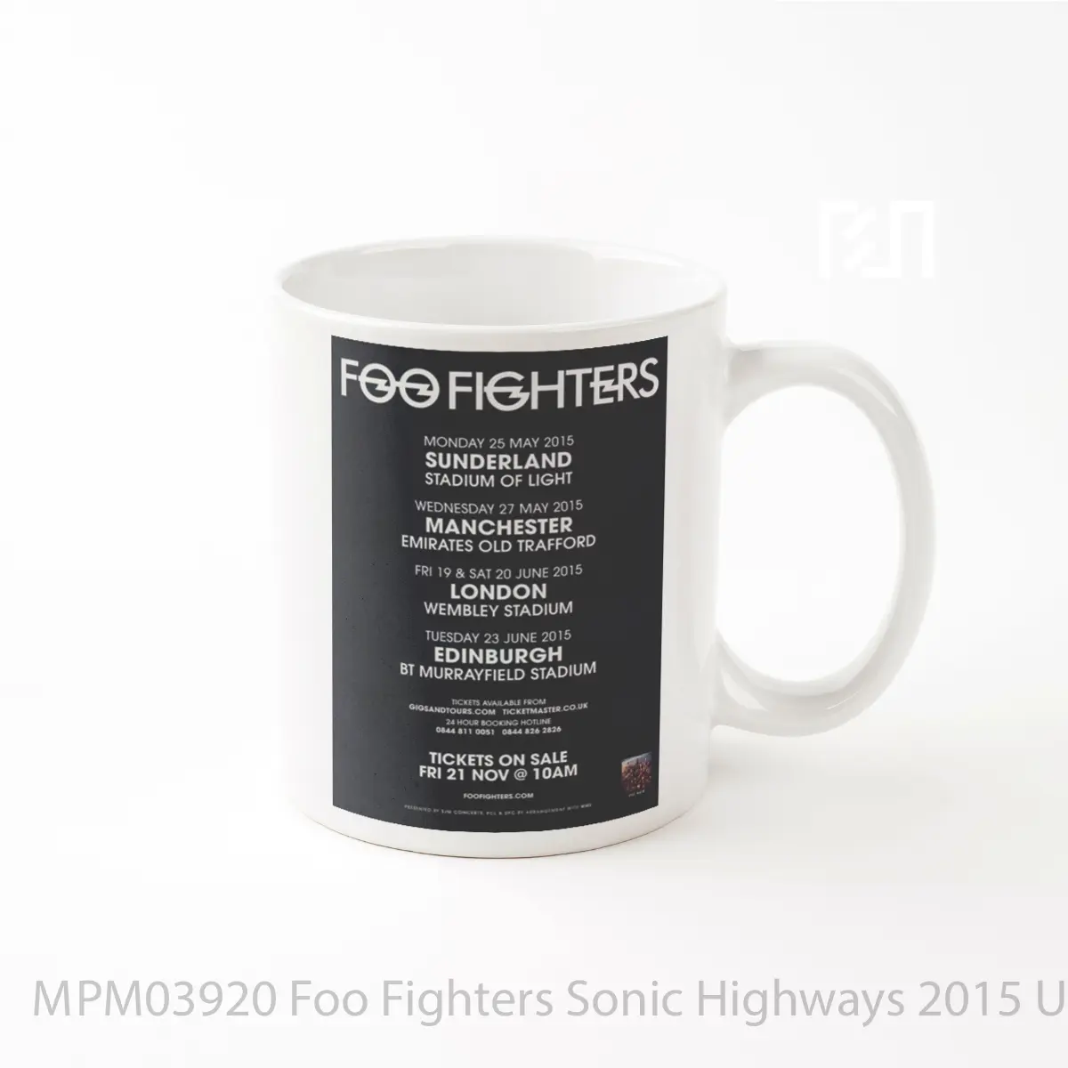 Mug Foo Fighters Sonic Highways 2015 Uk Tour 1 MPM03920