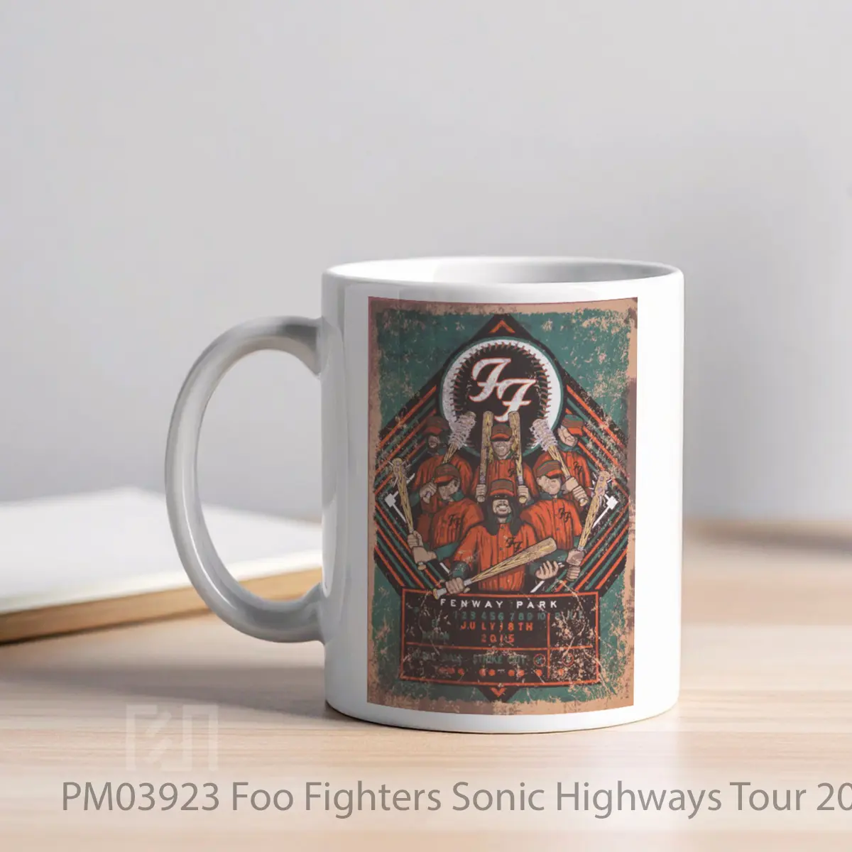 Mug Foo Fighters Sonic Highways Tour 2015 Fenway Park MPM03923 - All-side / Desain